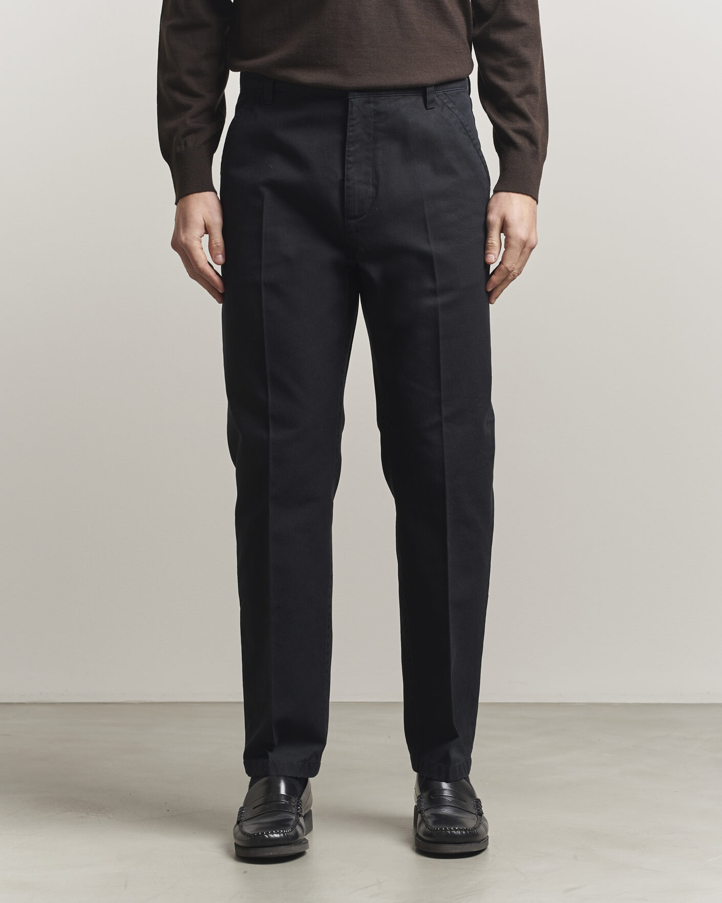 Herren | Hosen | Filippa K | Carl Cotton Trousers Black