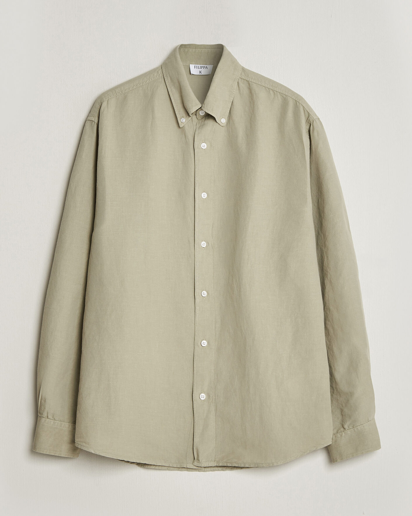 Herren | Hemden | Filippa K | Relaxed Cotton/Linen Shirt Light Green