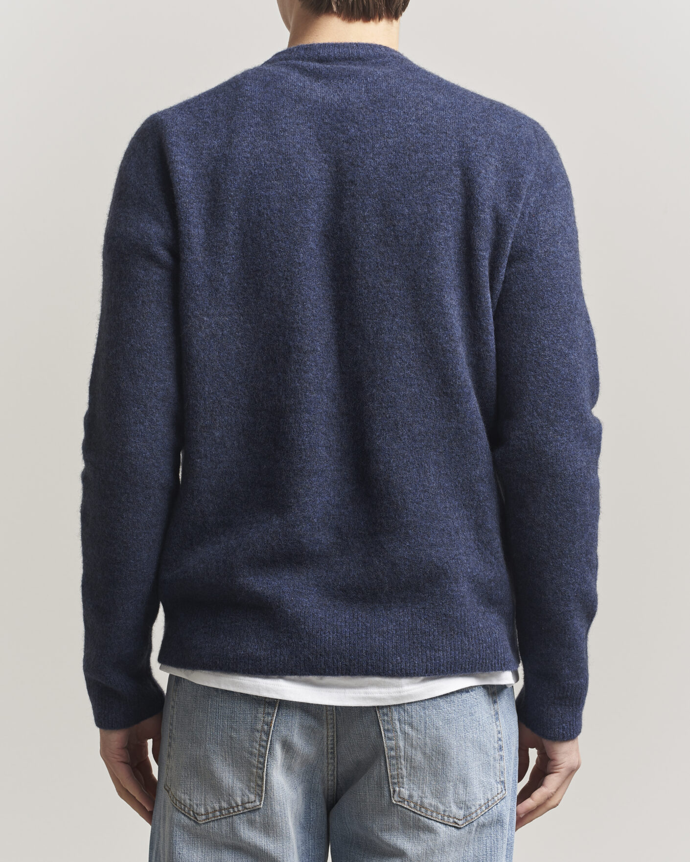 Herren | Pullover | Filippa K | Yak Knitted Sweater Night Teal