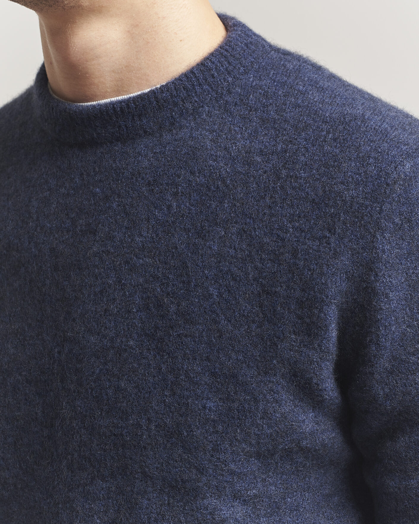 Herren | Pullover | Filippa K | Yak Knitted Sweater Night Teal