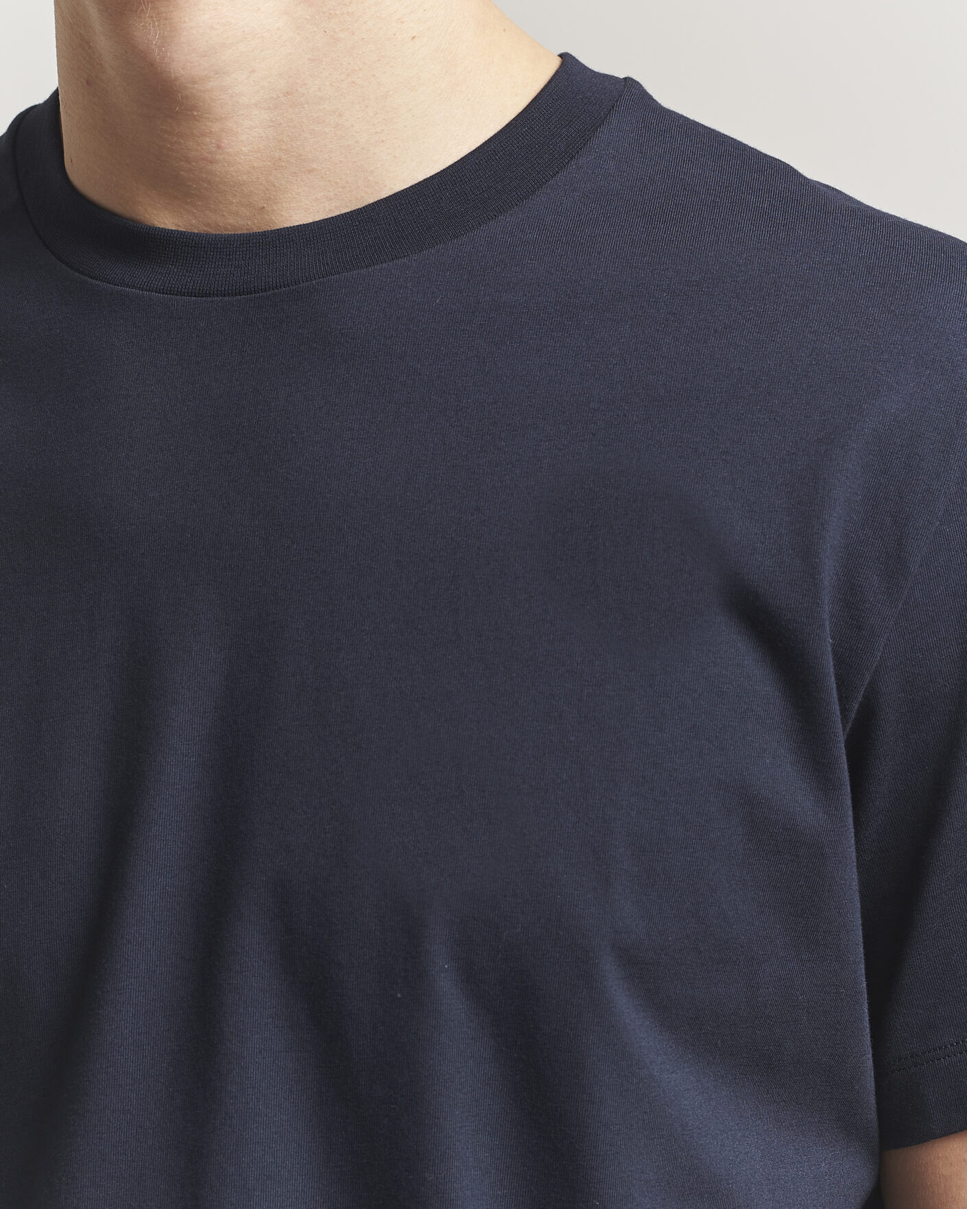Herren | T-Shirts | Filippa K | Filip Crew Neck T-Shirt Navy