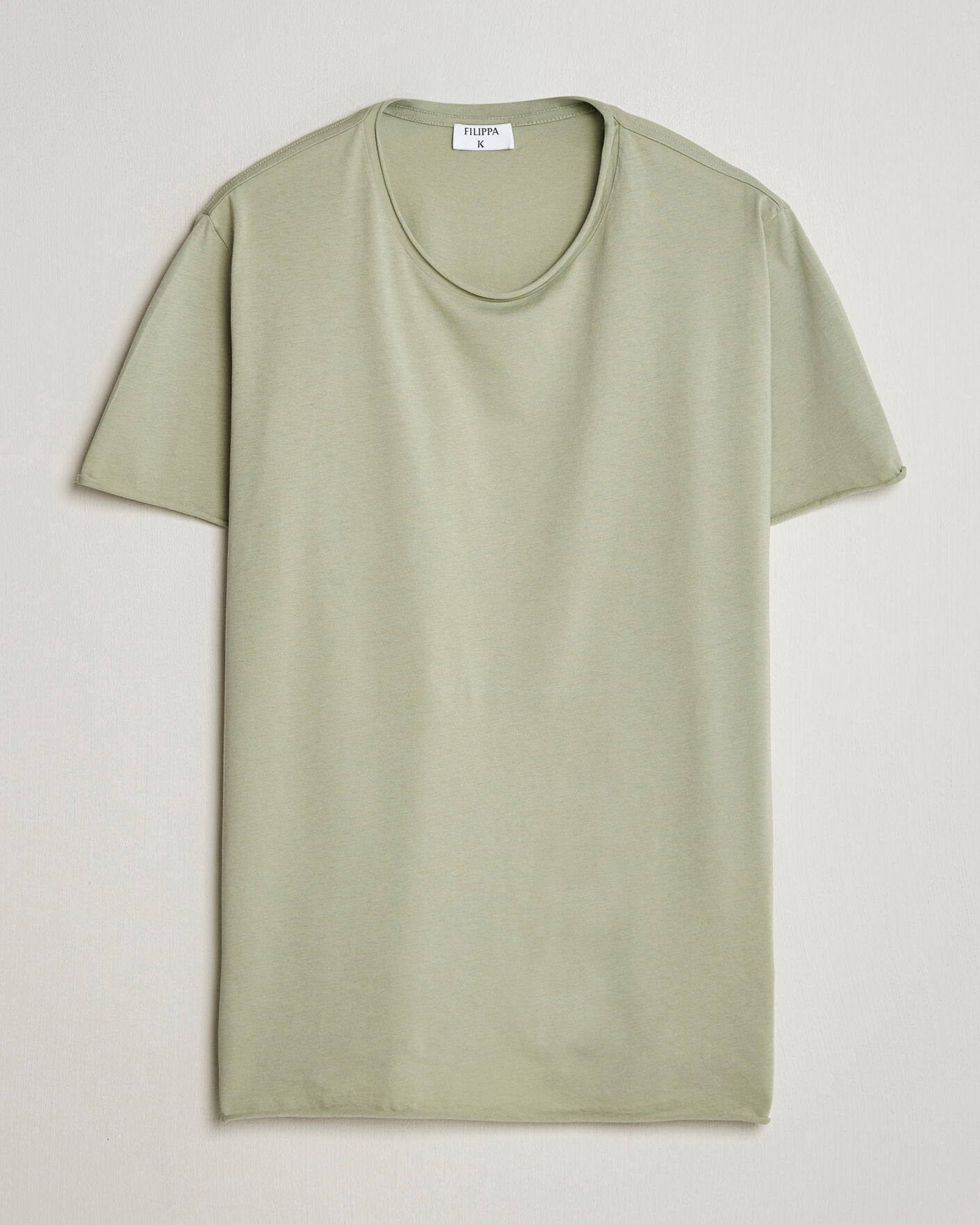 Herren | T-Shirts | Filippa K | Roll Neck Crew Neck T-Shirt Light Green