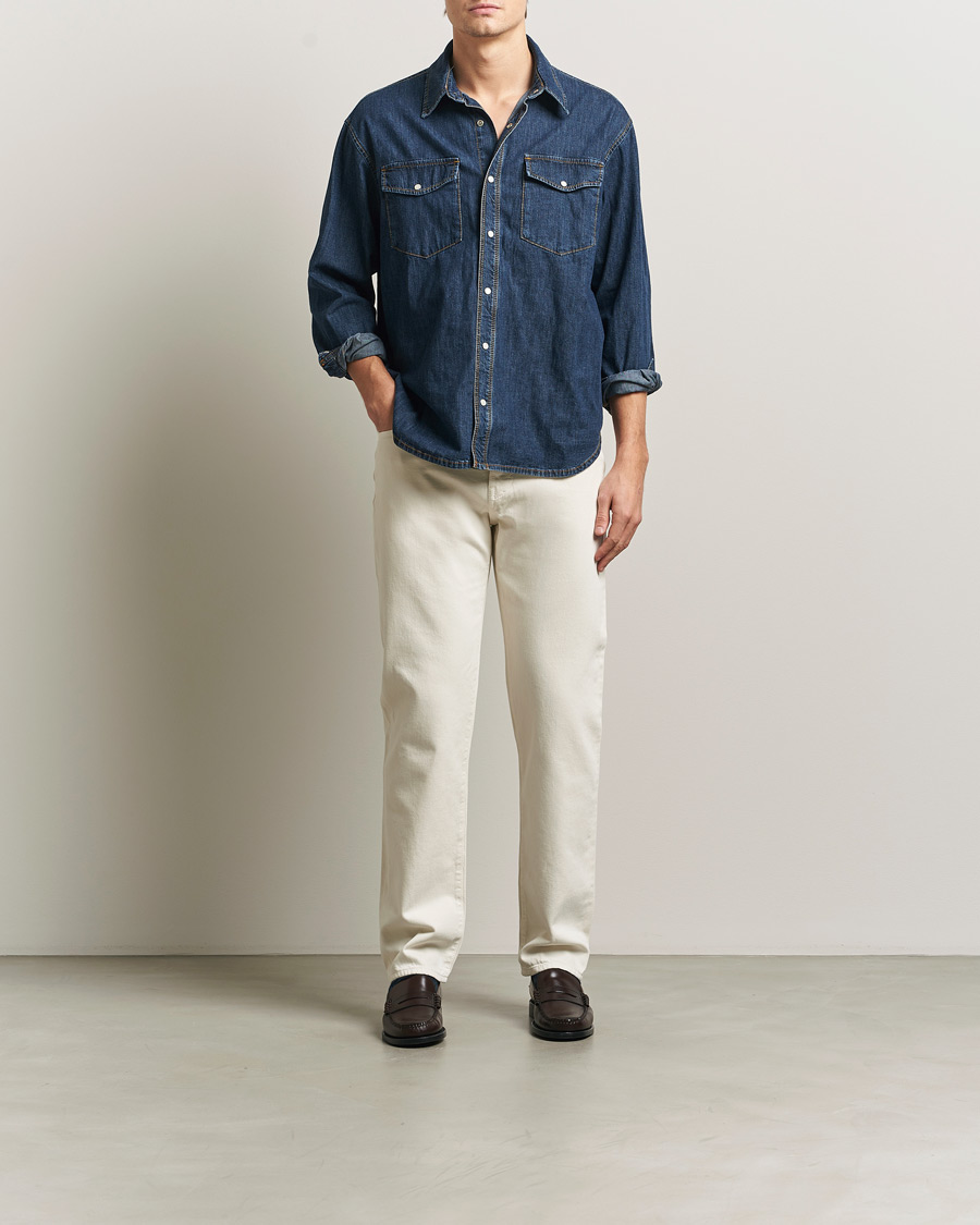 Herren | Hosen | Jacob Cohën | Edos Regular Straight Fit Bull Denim Jeans White