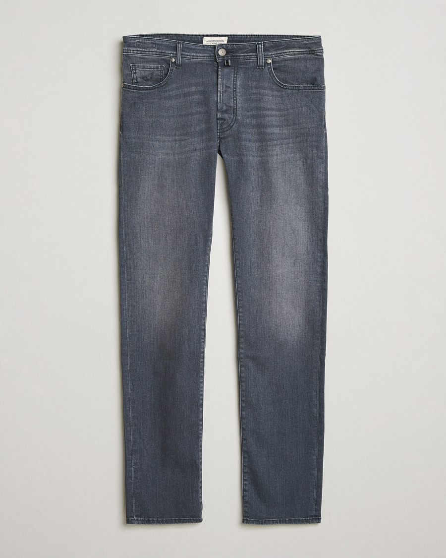 Herren | Hosen | Jacob Cohën | Bard Slim Fit Stretch Jeans Mid Grey