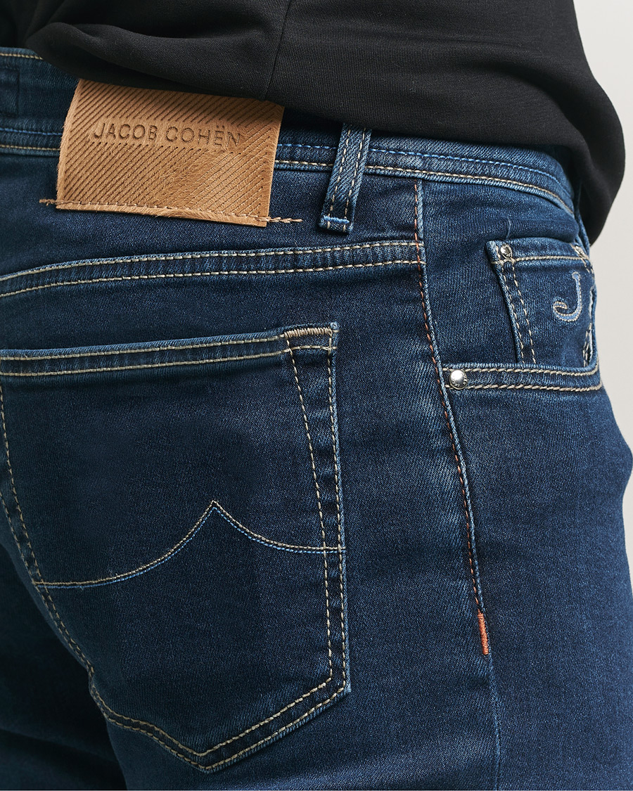 Herren | Hosen | Jacob Cohën | Bard Slim Fit Stretch Jeans Dark Blue