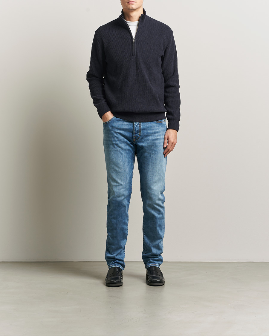Herren | Hosen | Jacob Cohën | Bard Slim Fit Stretch Jeans Light Blue