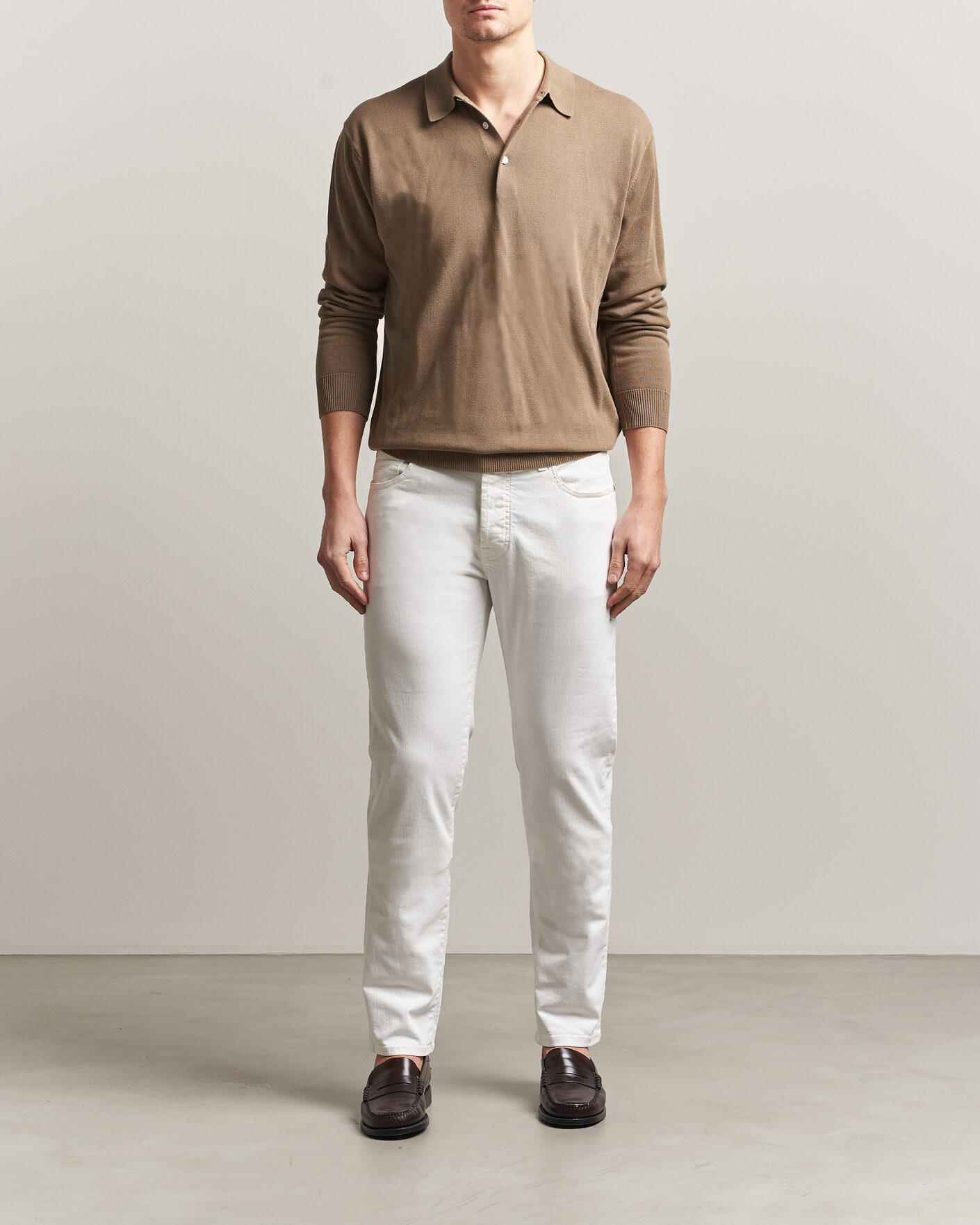 Herren | Jeans | Jacob Cohën | Bard Slim Fit Bull Stretch Jeans White