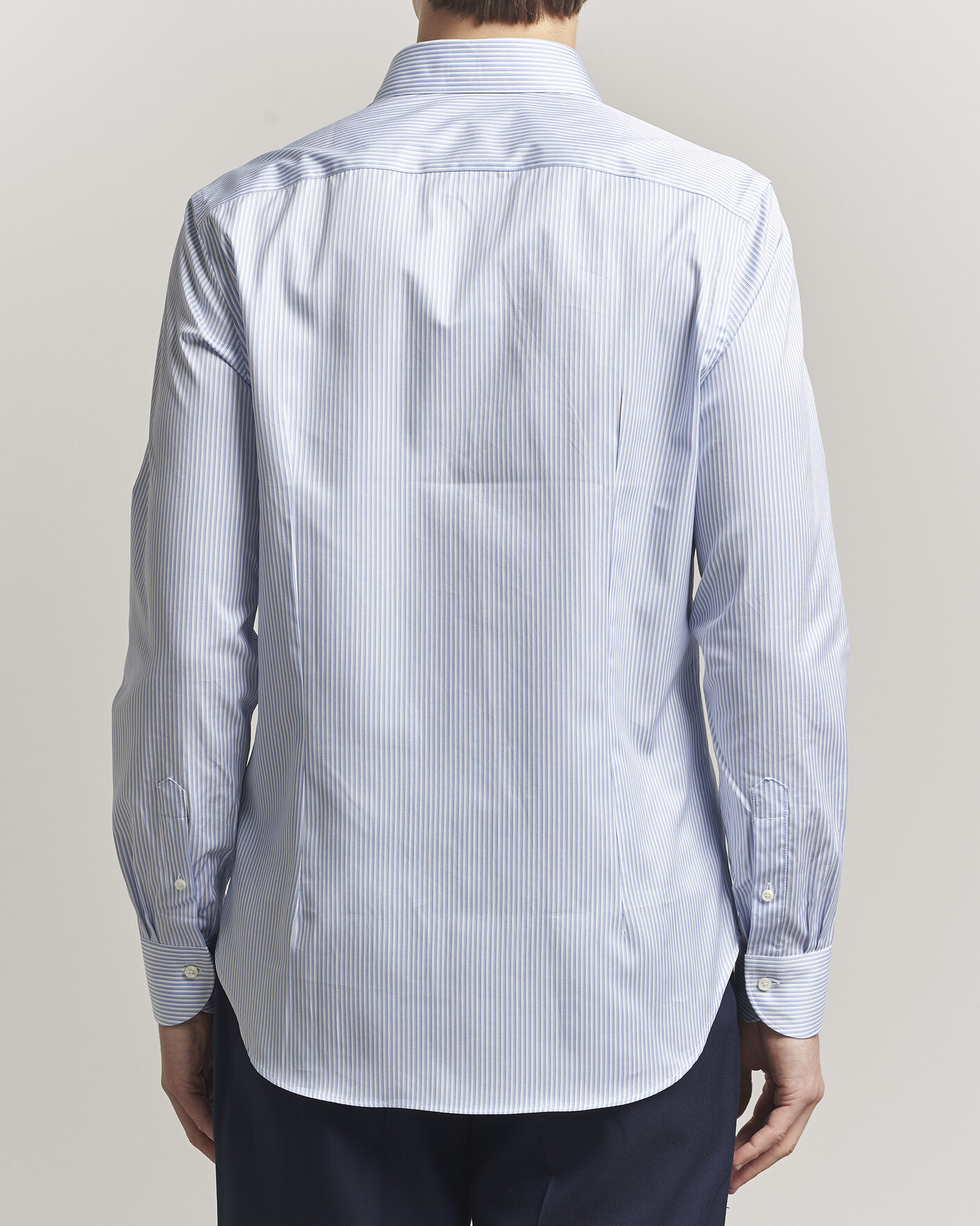 Herren | Hemden | Canali | Slim Fit Impeccabile Shirt Blue Stripe