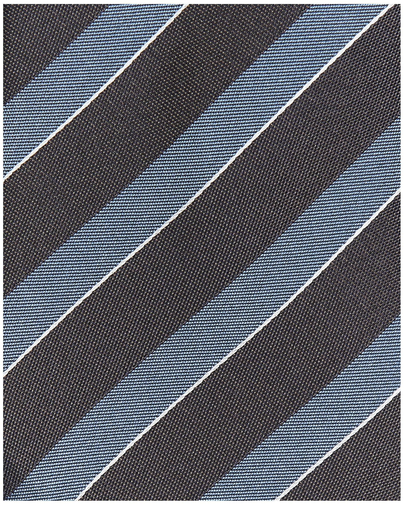 Herren | Krawatten | Canali | Regimental Stripe Silk Tie Brown/Blue