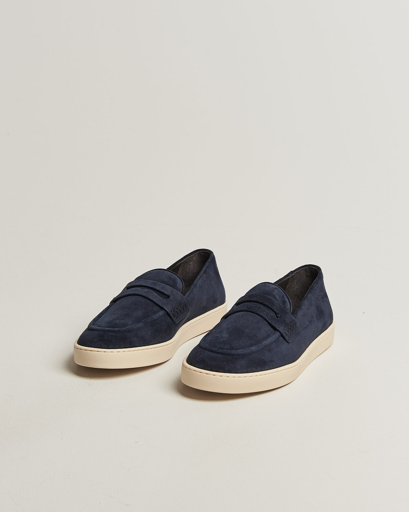 Herren | Loafer | Canali | Summer Loafers Navy Suede