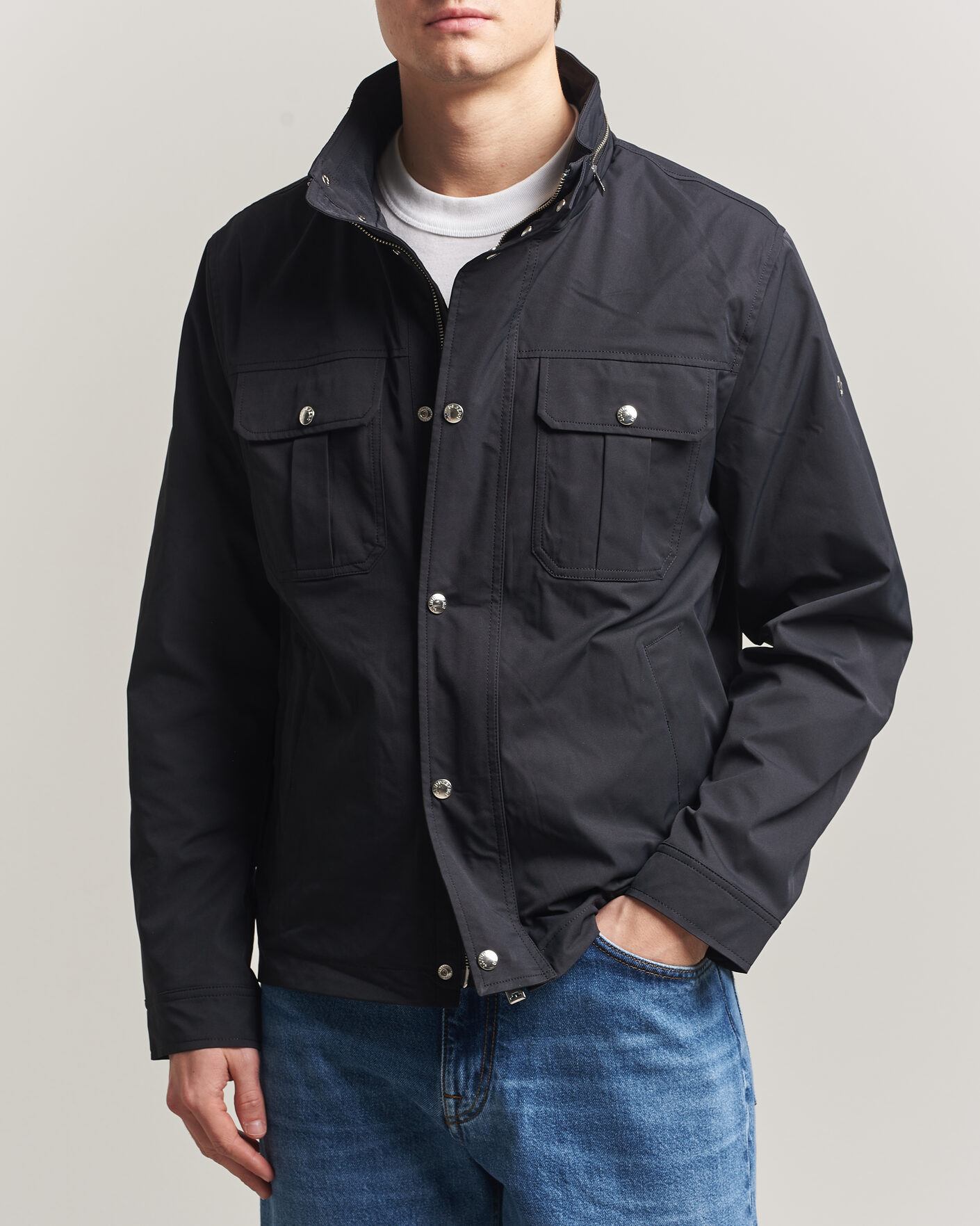 Herren | Jacken | J.Lindeberg | Bailey Recyceled Poly Jacket Black