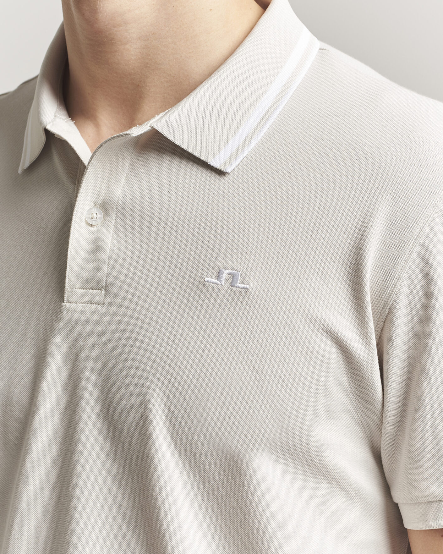Herren | Poloshirts | J.Lindeberg | Joey Tipping Polo Moonbeam