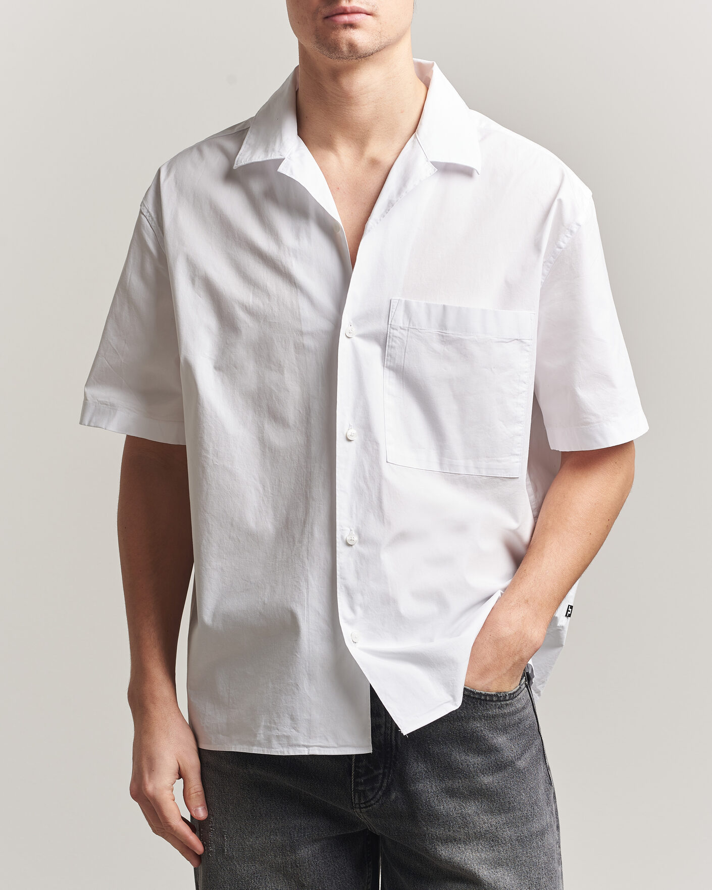 Herren | Hemden | J.Lindeberg | Ellis Cotton Resort Shirt White