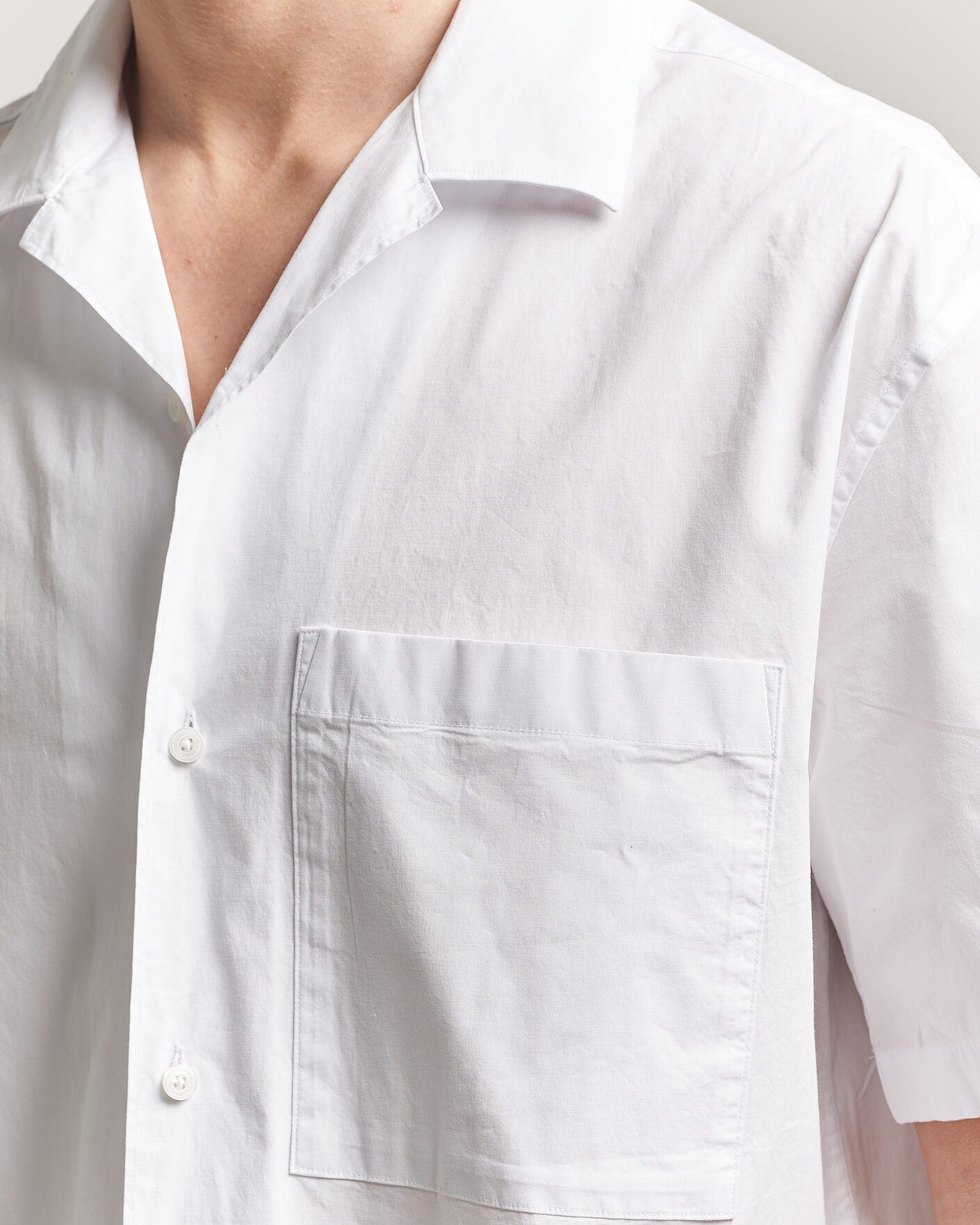 Herren | Hemden | J.Lindeberg | Ellis Cotton Resort Shirt White