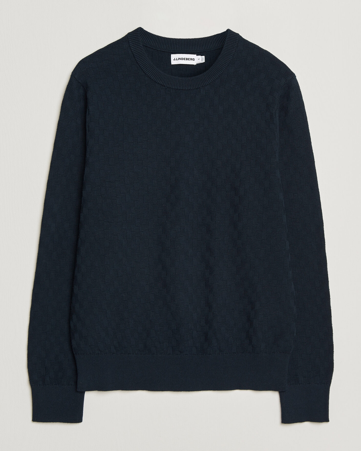 Herren | Pullover | J.Lindeberg | Arthur Knit Cotton Sweater JL Navy