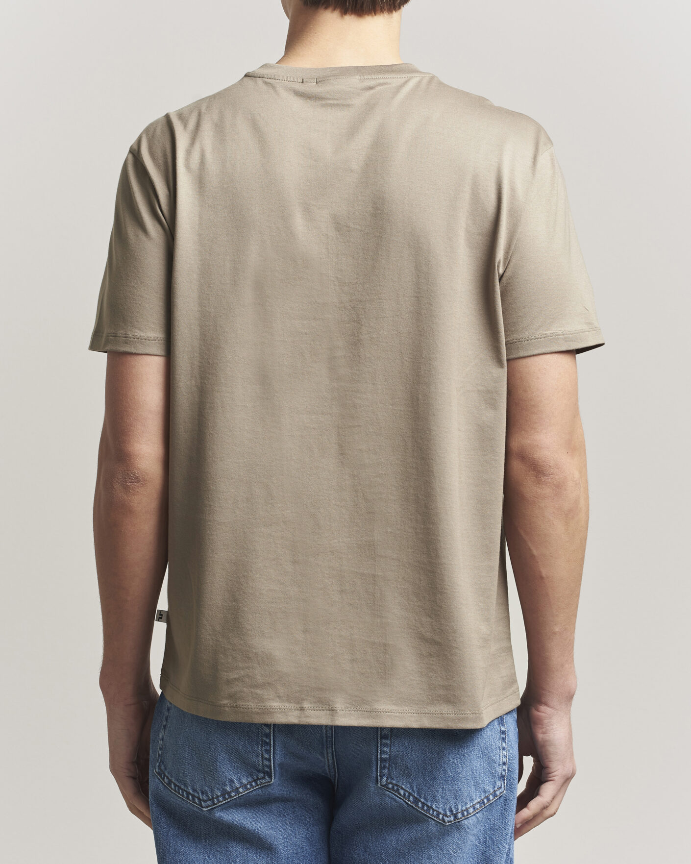 Herren | T-Shirts | J.Lindeberg | Sid Basic T-Shirt Brindle