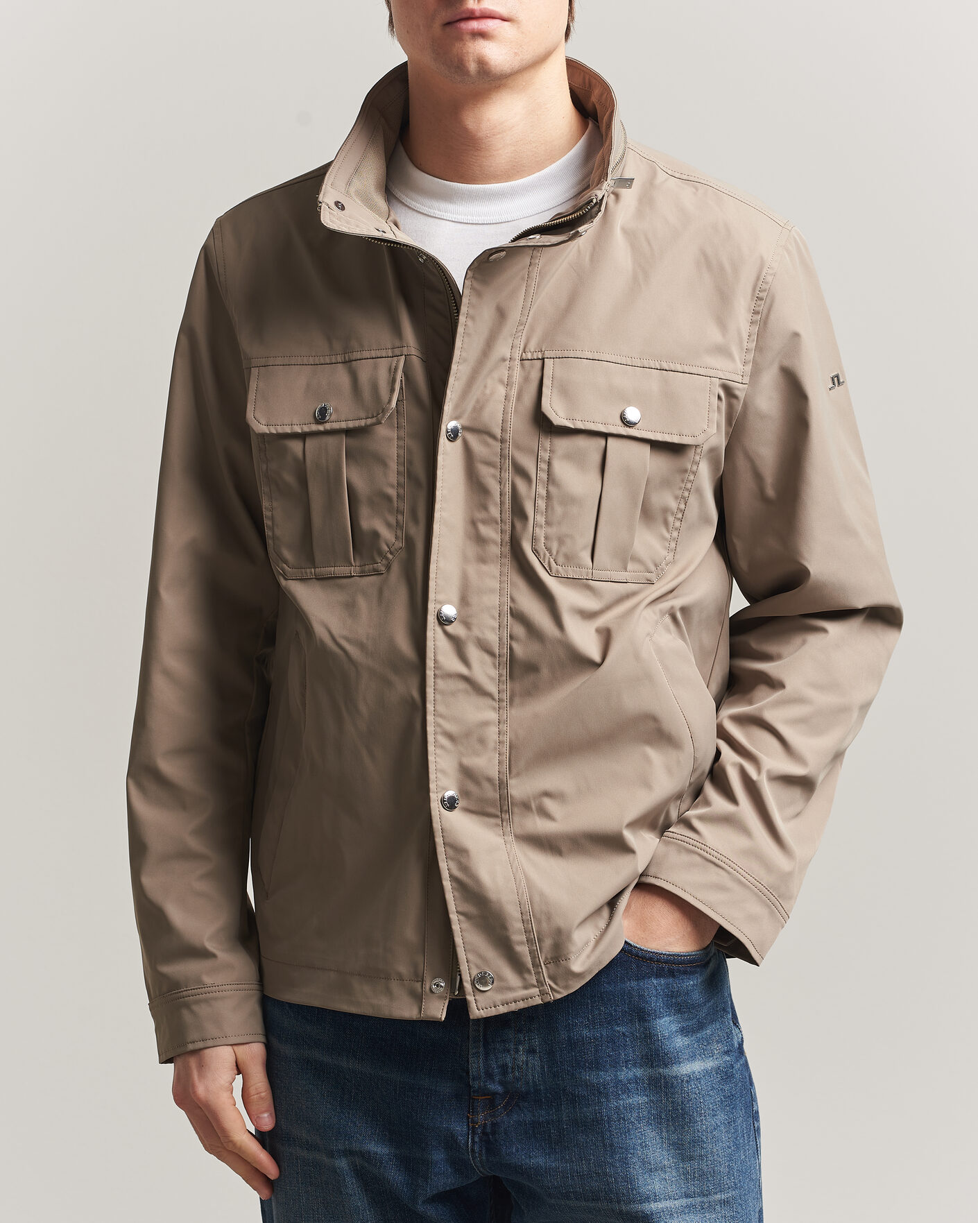 Herren | Jacken | J.Lindeberg | Bailey Recyceled Poly Jacket Brindle