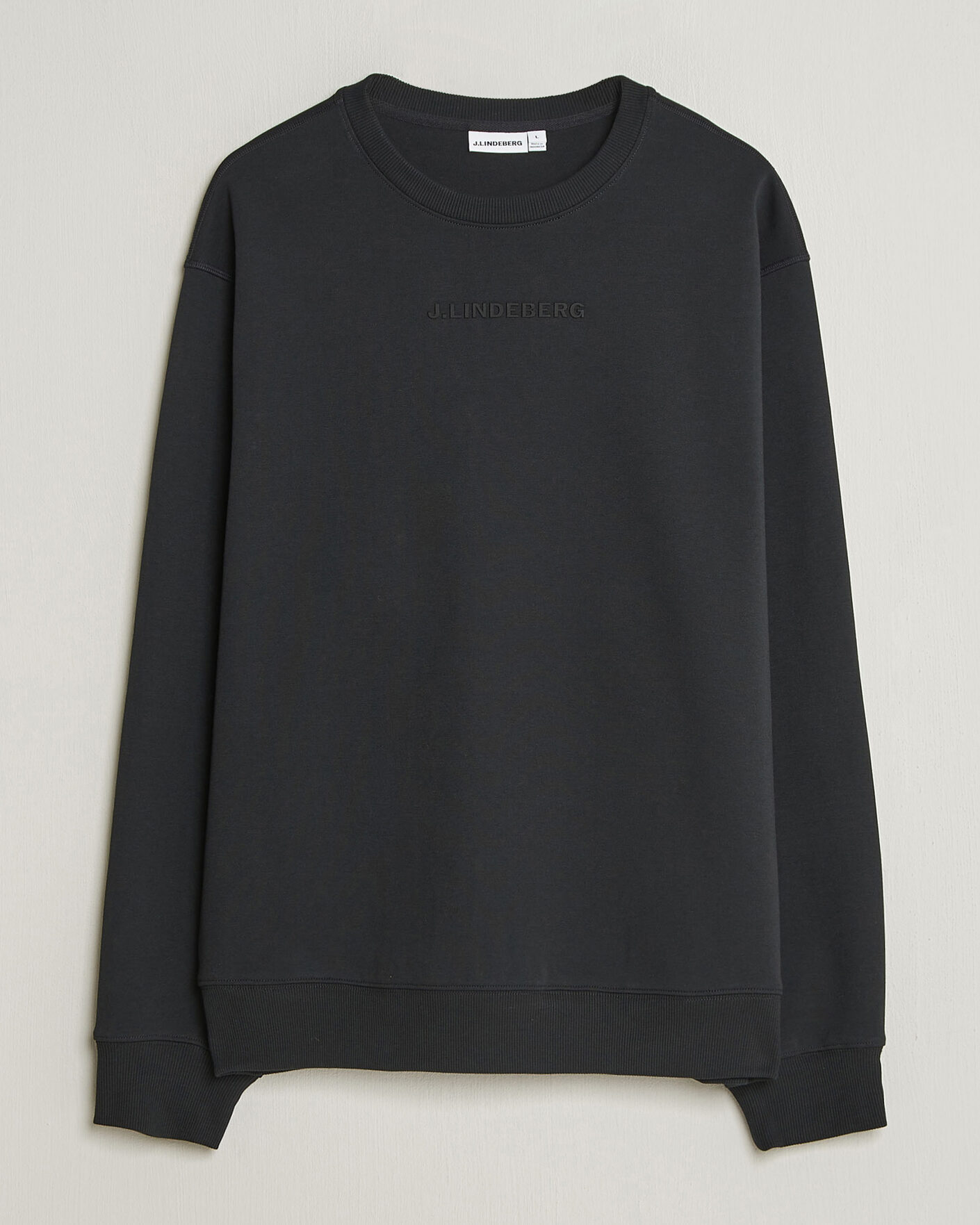 Herren | Pullover | J.Lindeberg | Club Crew Neck Black