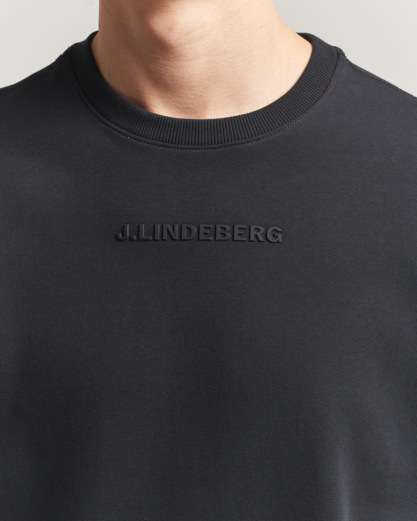 Herren | Pullover | J.Lindeberg | Club Crew Neck Black