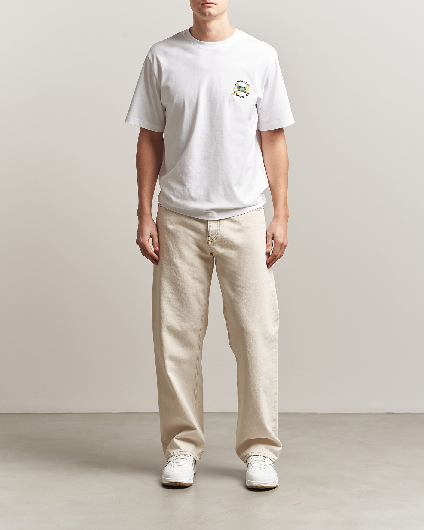 Herren | T-Shirts | J.Lindeberg | Parcie Masters Tour T-Shirt White