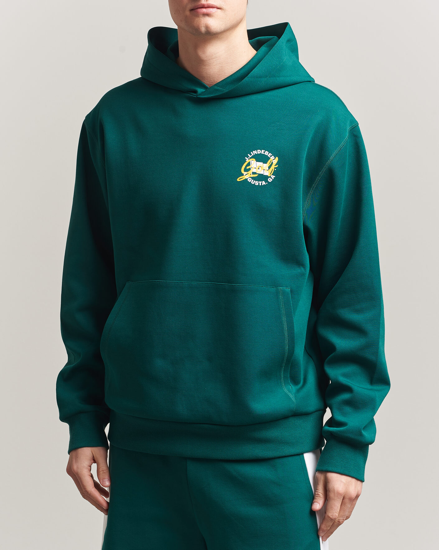 Herren | Pullover | J.Lindeberg | Club Masters Tour Hoodie Forest Biome
