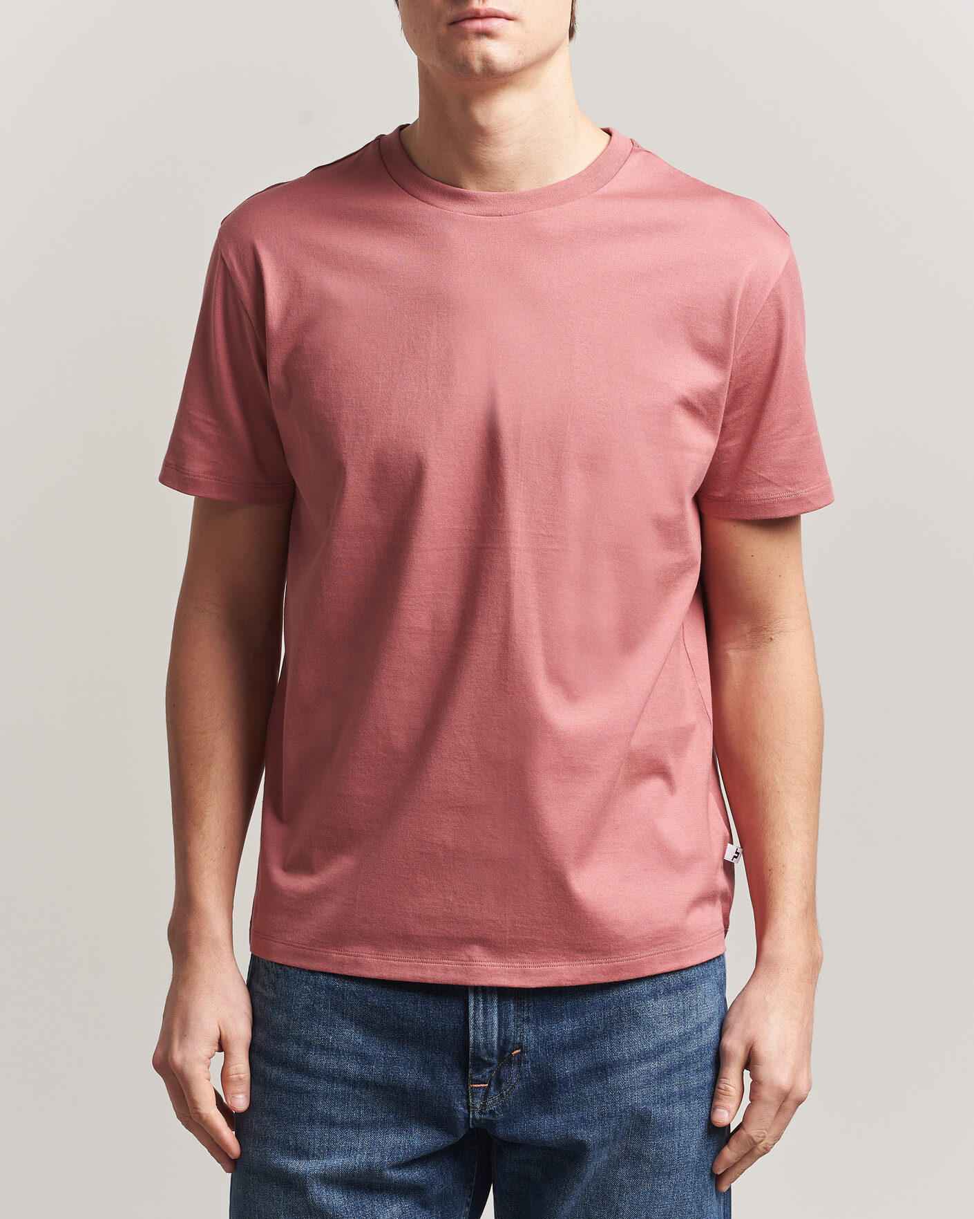 Herren | T-Shirts | J.Lindeberg | Sid Basic T-Shirt Withered Rose