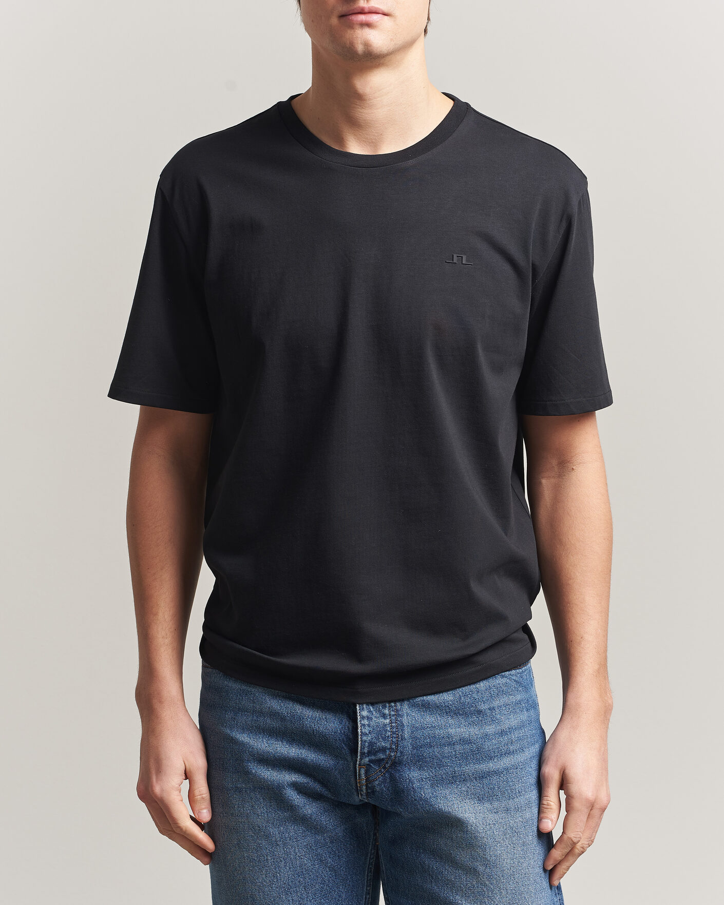 Herren | T-Shirts | J.Lindeberg | Alpha T-Shirt Black