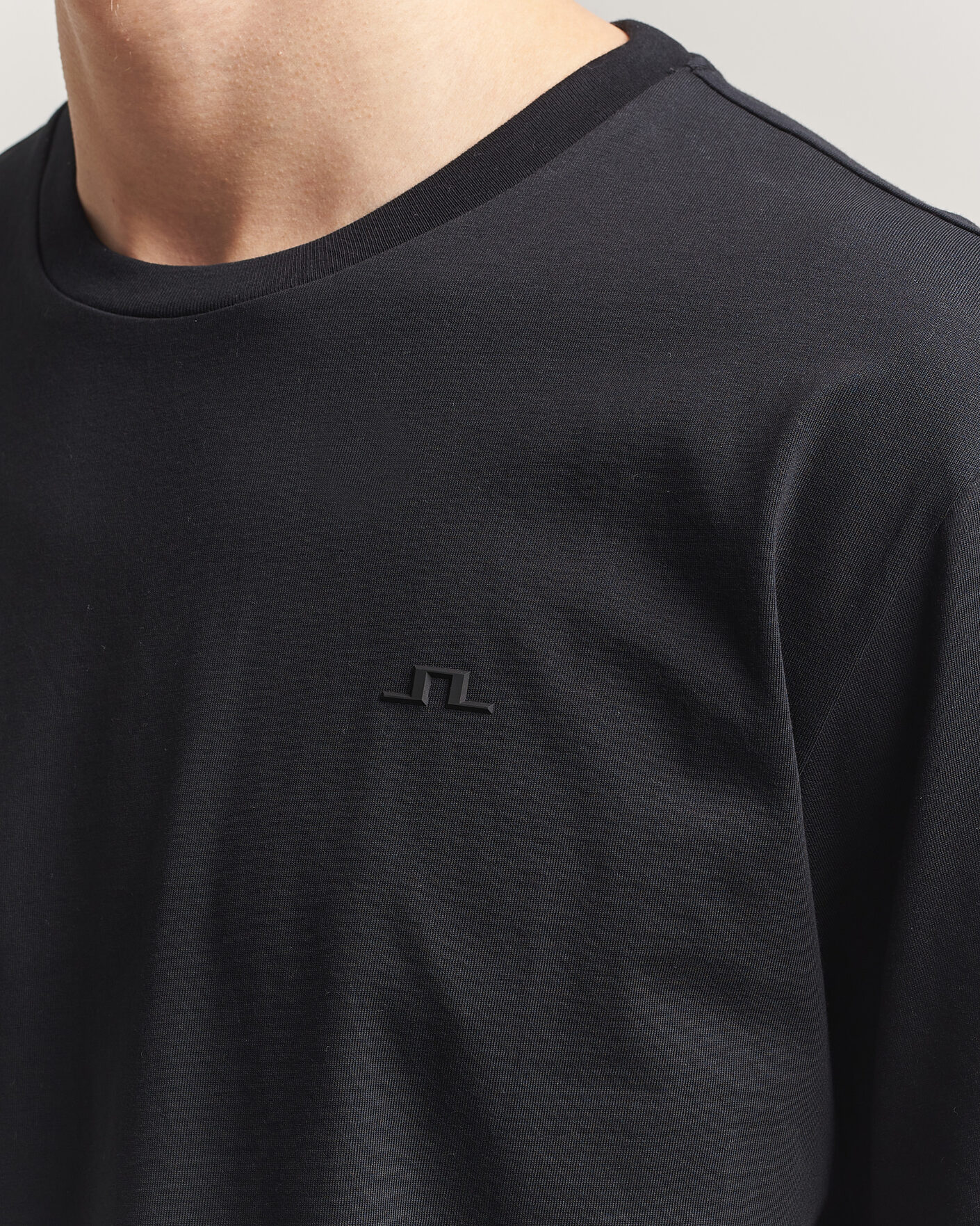 Herren | T-Shirts | J.Lindeberg | Alpha T-Shirt Black