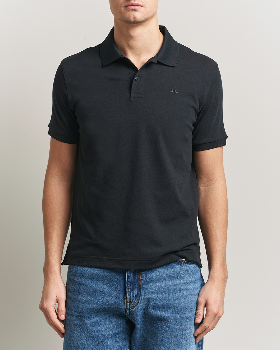 Herren | Poloshirts | J.Lindeberg | Verse Polo Black