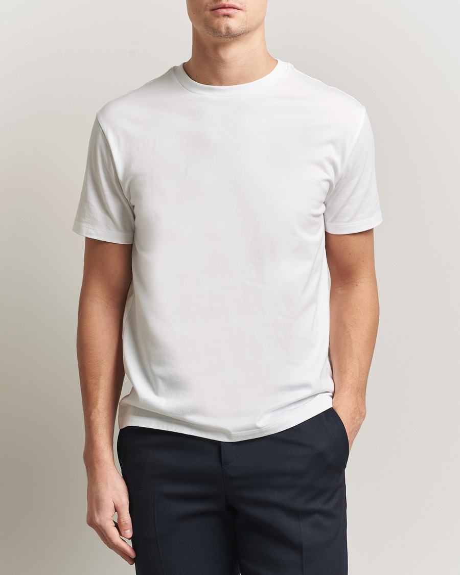 Herren | T-Shirts | J.Lindeberg | Sid Basic T-Shirt White