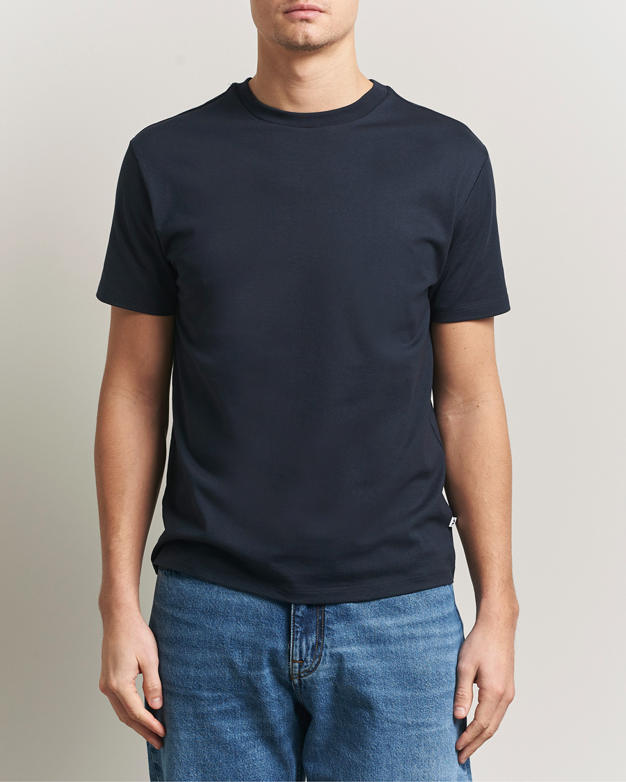 Herren | T-Shirts | J.Lindeberg | Sid Basic T-Shirt JL Navy