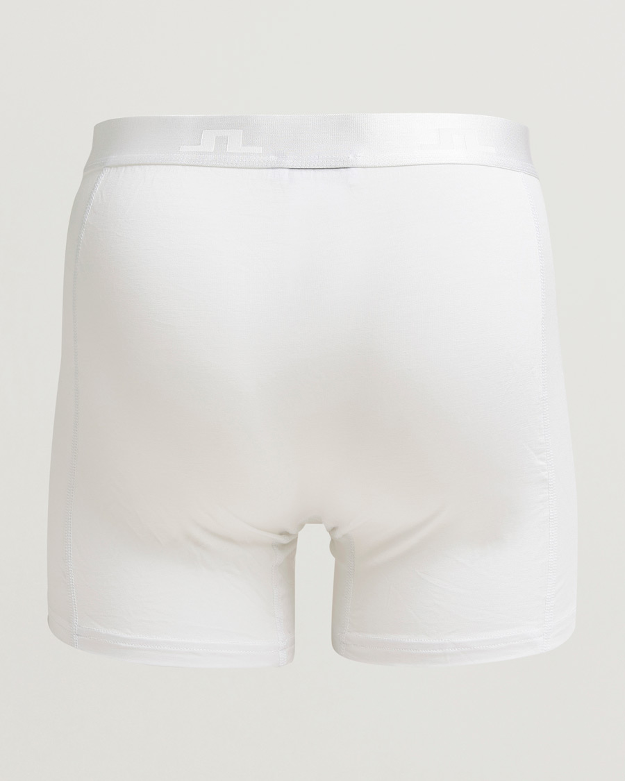 Herren | Unterwäsche | J.Lindeberg | 3-Pack Bridge Lyocell Boxer White