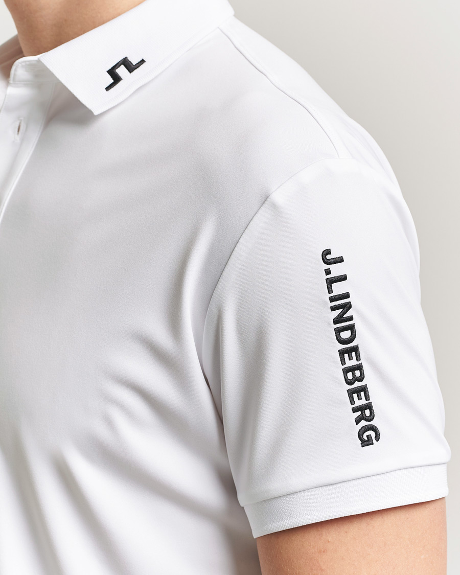 Herren | Poloshirts | J.Lindeberg | Tour Tech Polo White