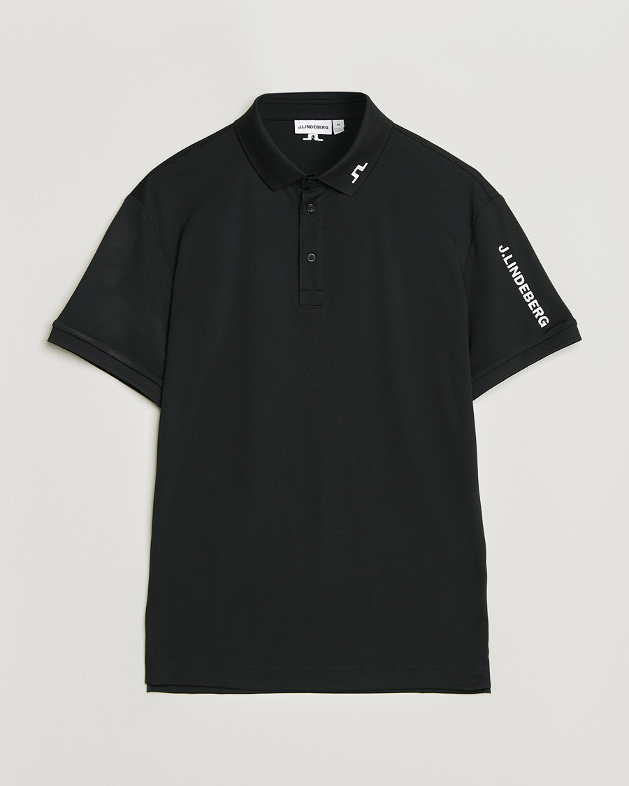 Herren | Poloshirts | J.Lindeberg | Tour Tech Polo Black