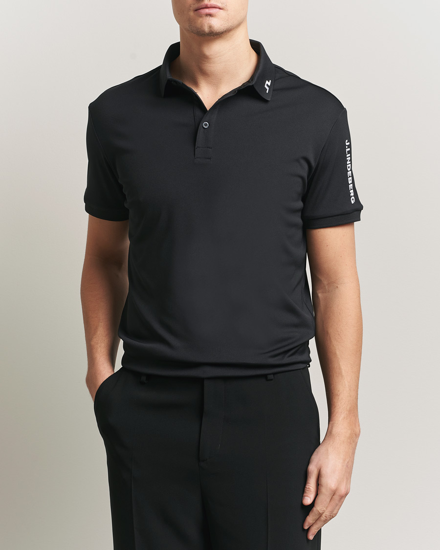 Herren | Poloshirts | J.Lindeberg | Tour Tech Polo Black