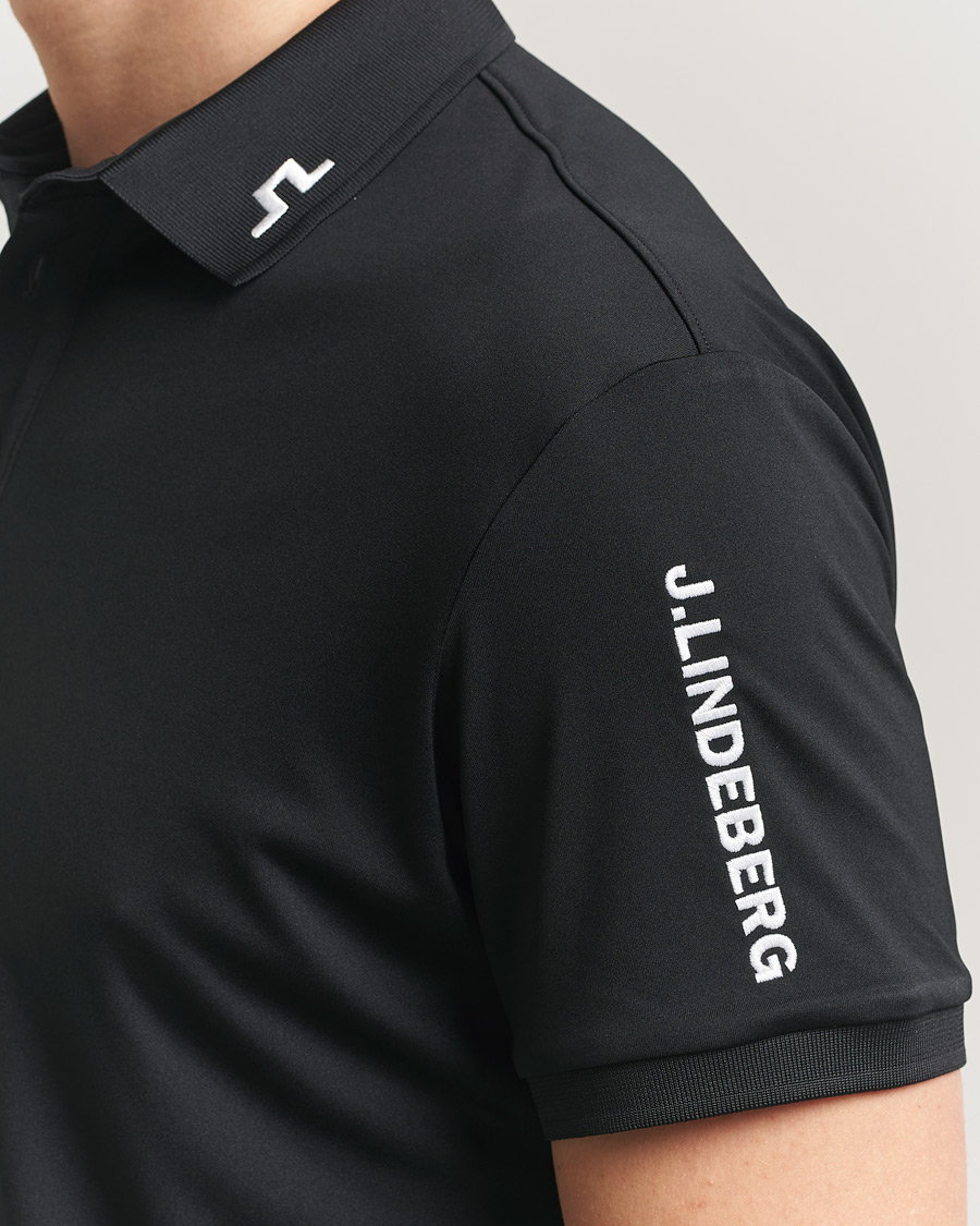 Herren | Poloshirts | J.Lindeberg | Tour Tech Polo Black