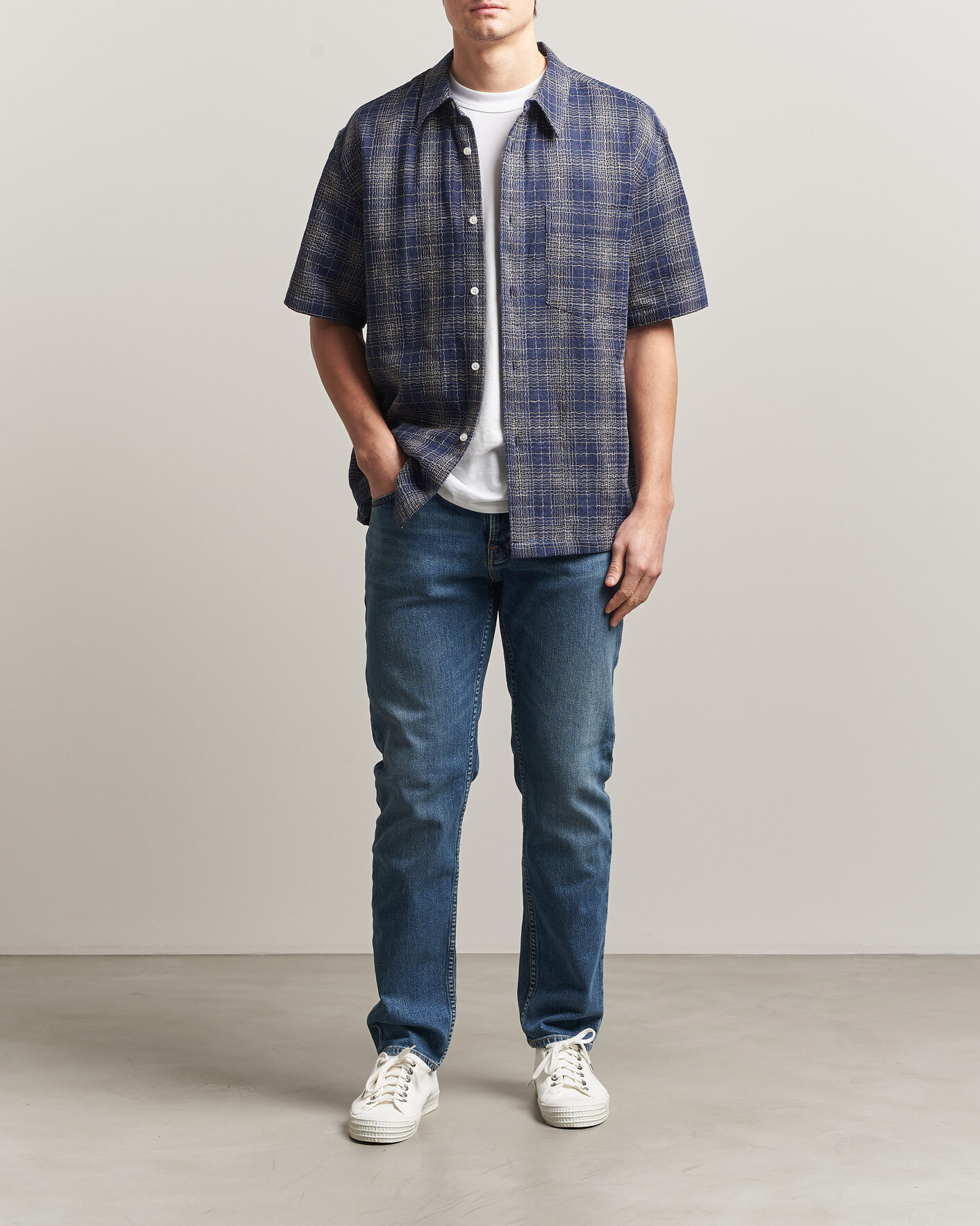 Herren | Jeans | Nudie Jeans | Solid Ollie Jeans Blue Blur