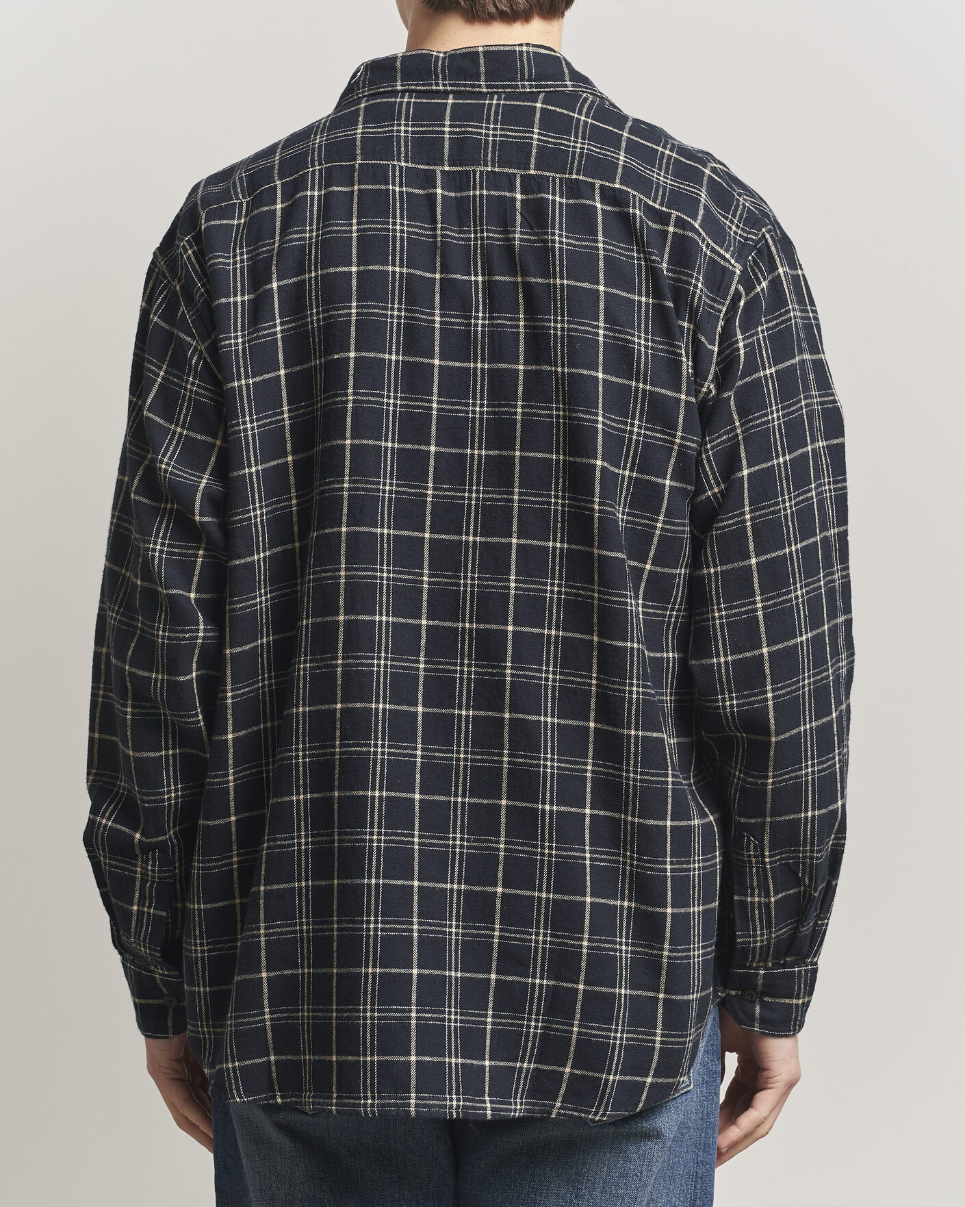 Herren | Hemden | Nudie Jeans | Julian Checked Worker Shirt Black