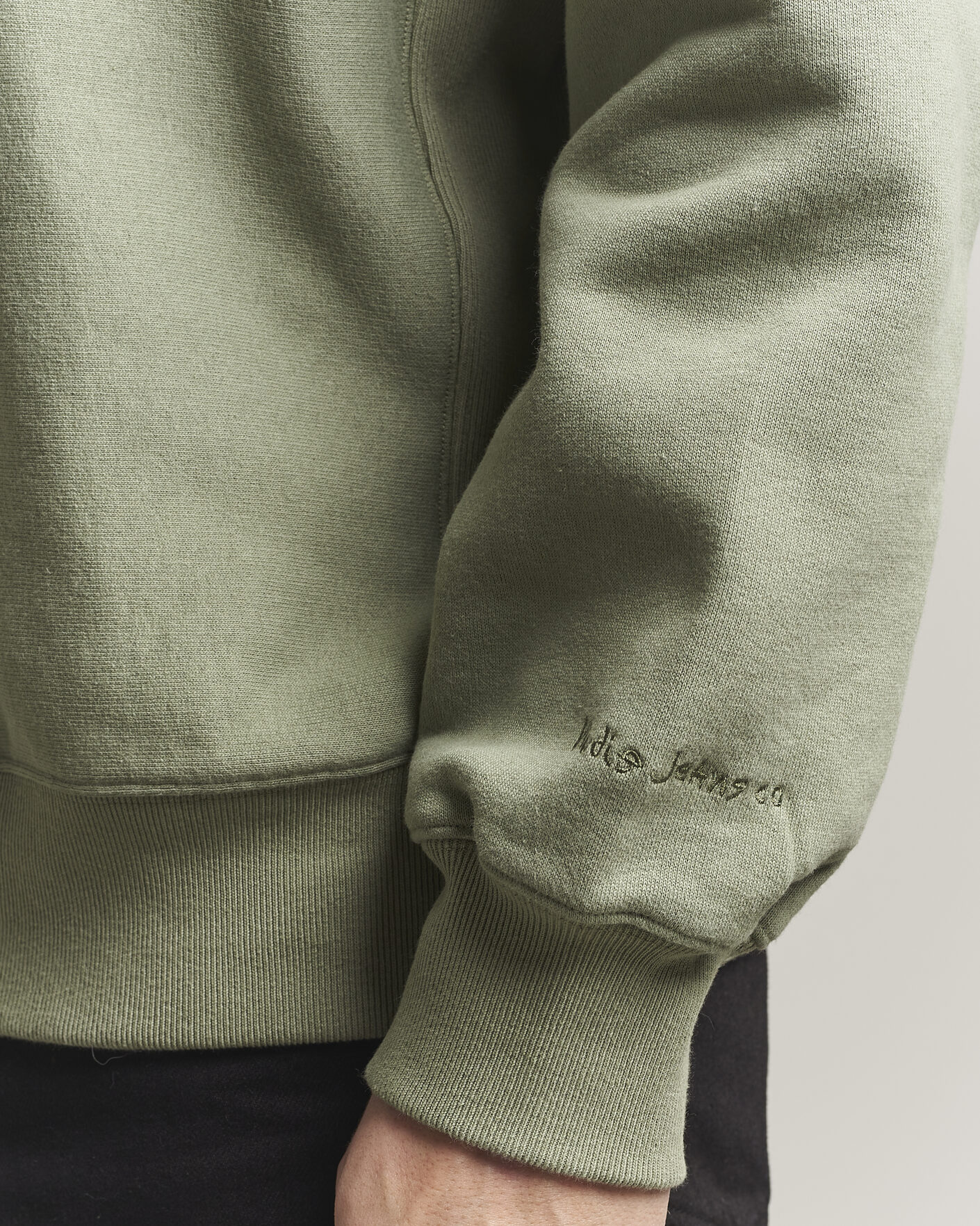 Herren | Pullover | Nudie Jeans | Hasse Crew Neck Sweatshirt Green