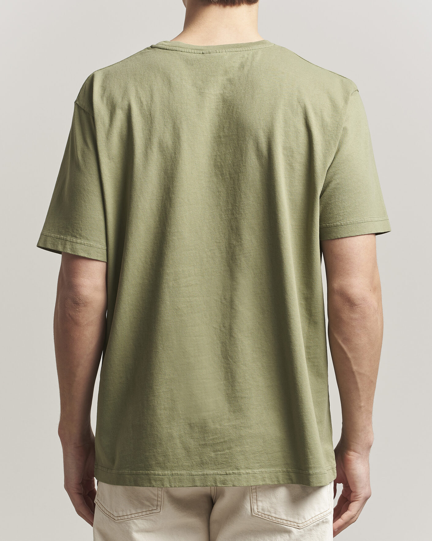 Herren | T-Shirts | Nudie Jeans | Uno Everyday Crew Neck T-Shirt Green