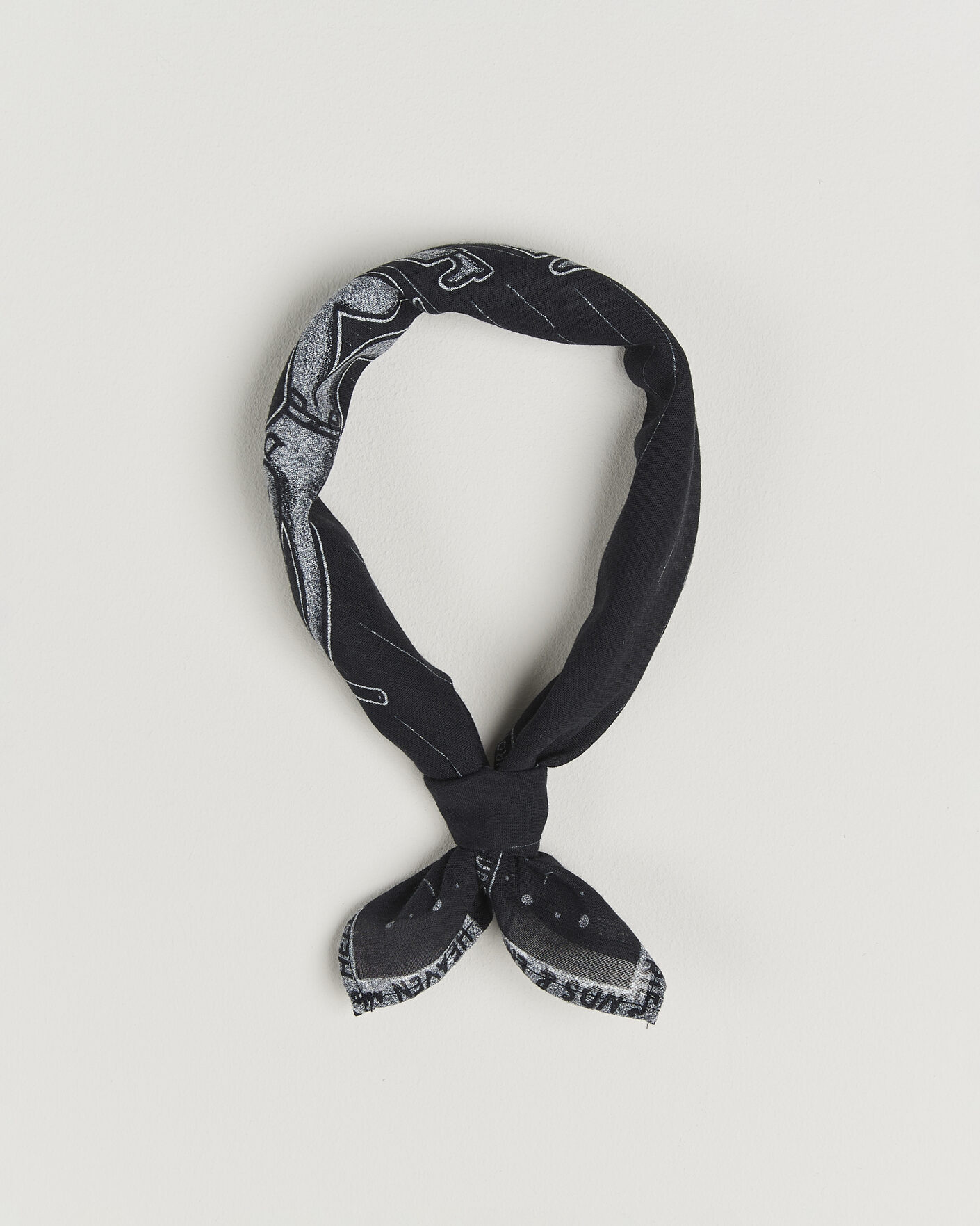 Herren | Tücher | Nudie Jeans | Ingrid Printed Bandana Black