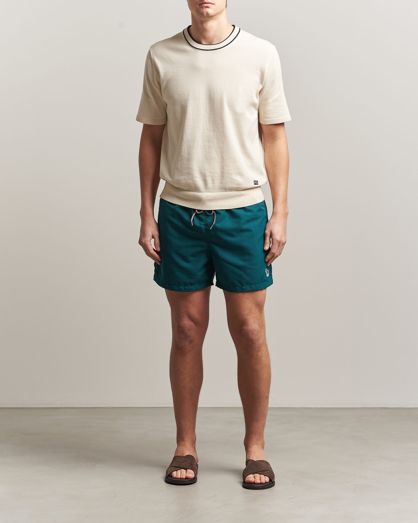 Herren | Badehosen | Paul Smith | Zebra Swimshorts Dark Green