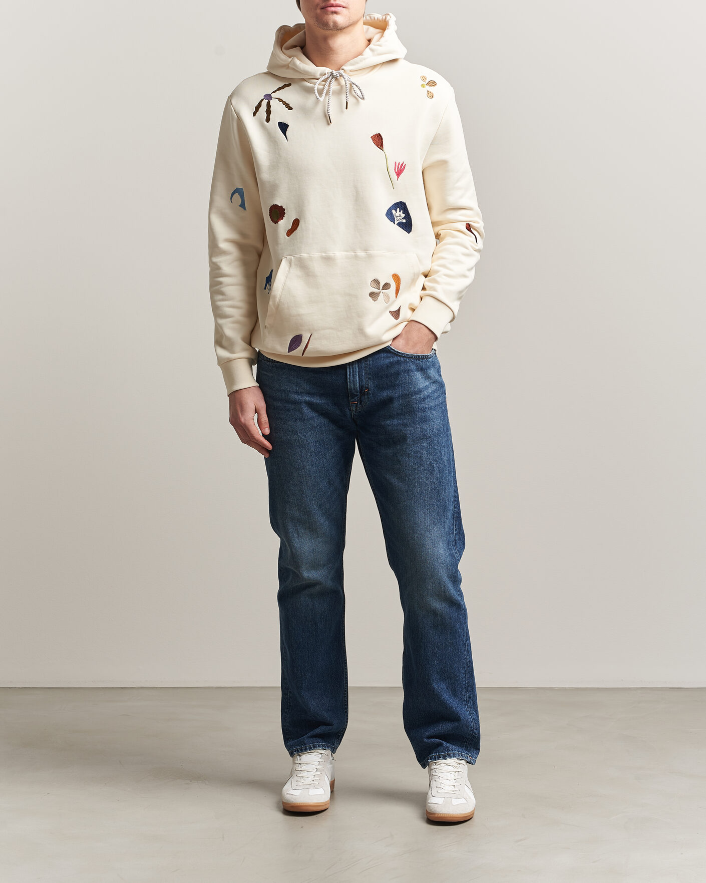 Herren | Pullover | Paul Smith | Embroidered Hoodie White