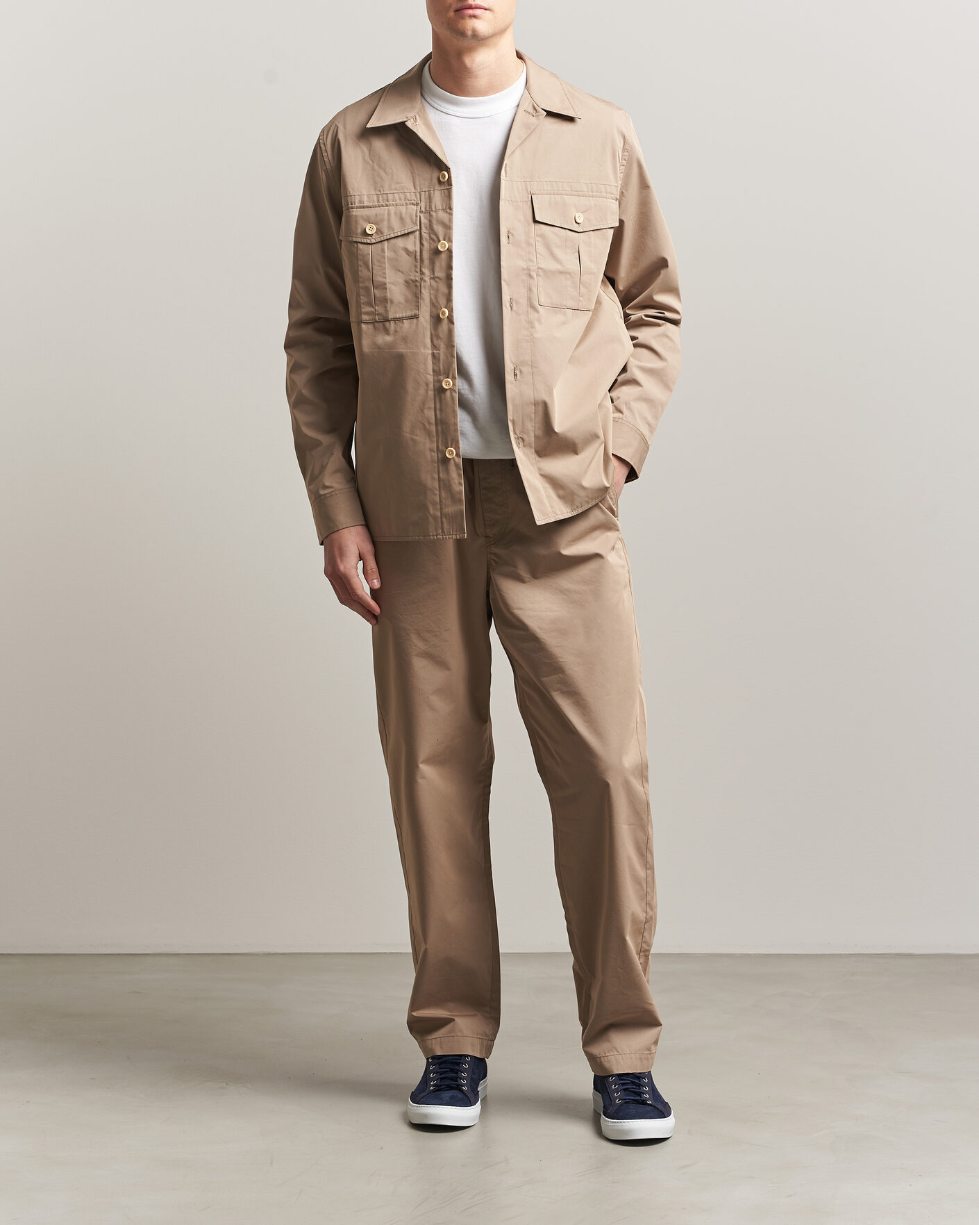 Herren | Hemden | PS Paul Smith | Casual Cotton Overshirt Beige