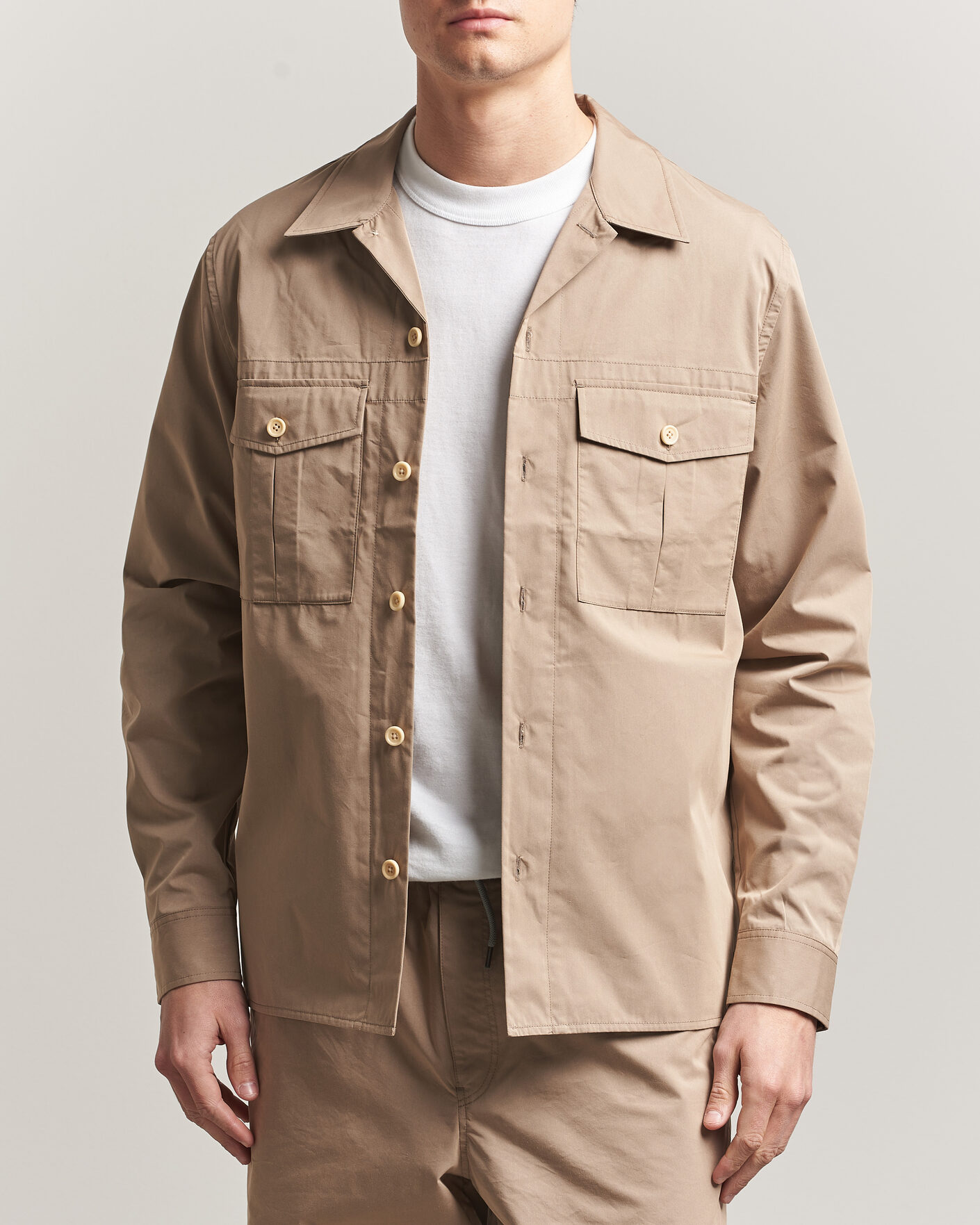 Herren | Hemden | PS Paul Smith | Casual Cotton Overshirt Beige