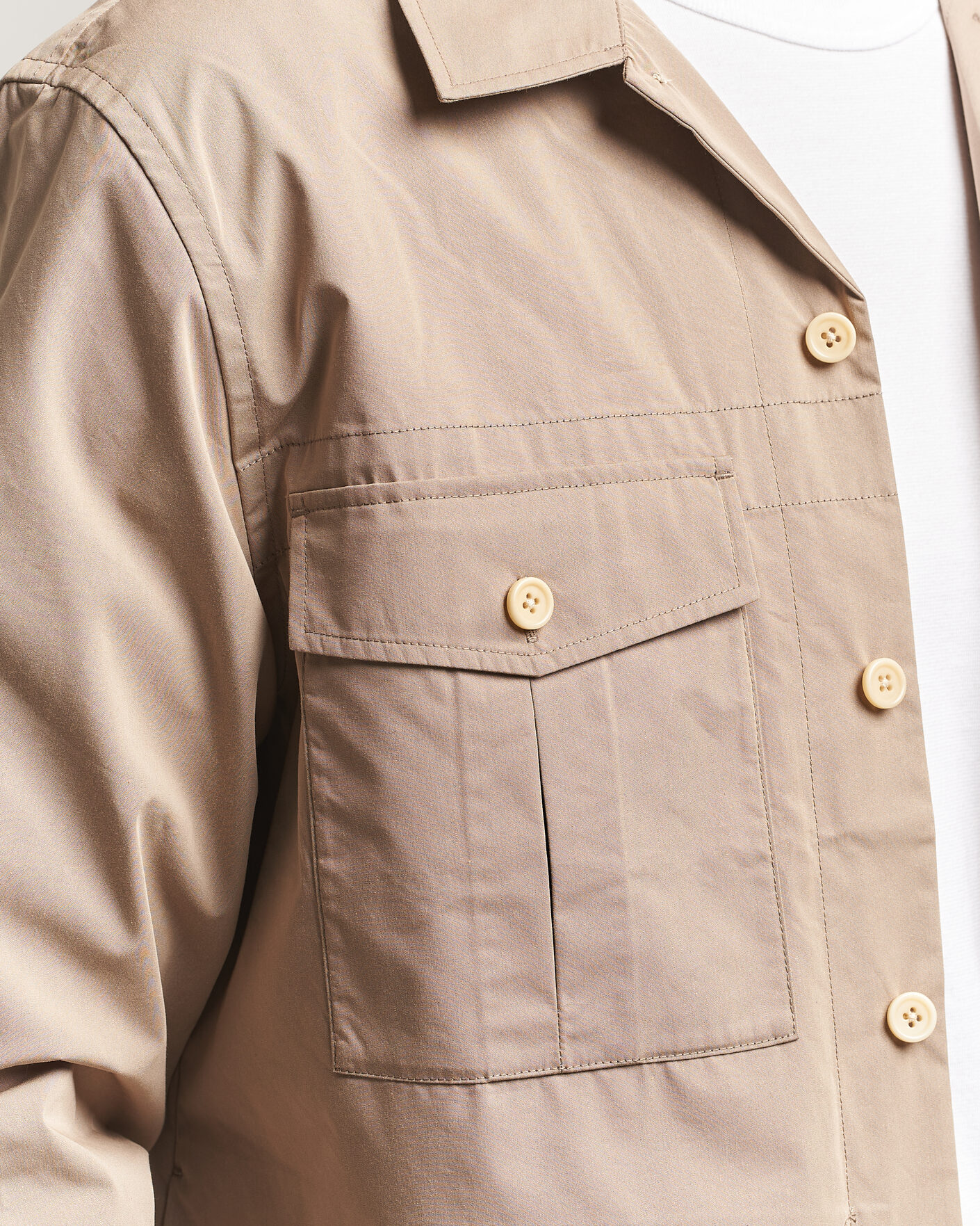 Herren | Hemden | PS Paul Smith | Casual Cotton Overshirt Beige