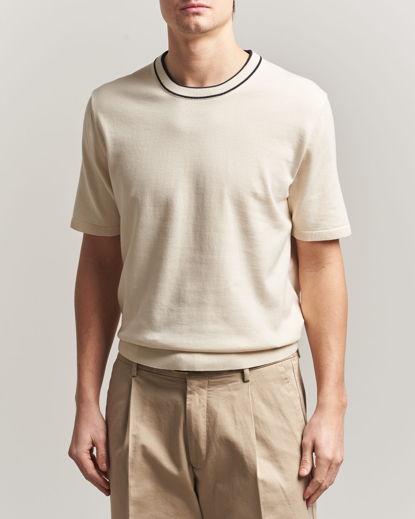 Herren | T-Shirts | PS Paul Smith | Cotton Knitted T-Shirt White
