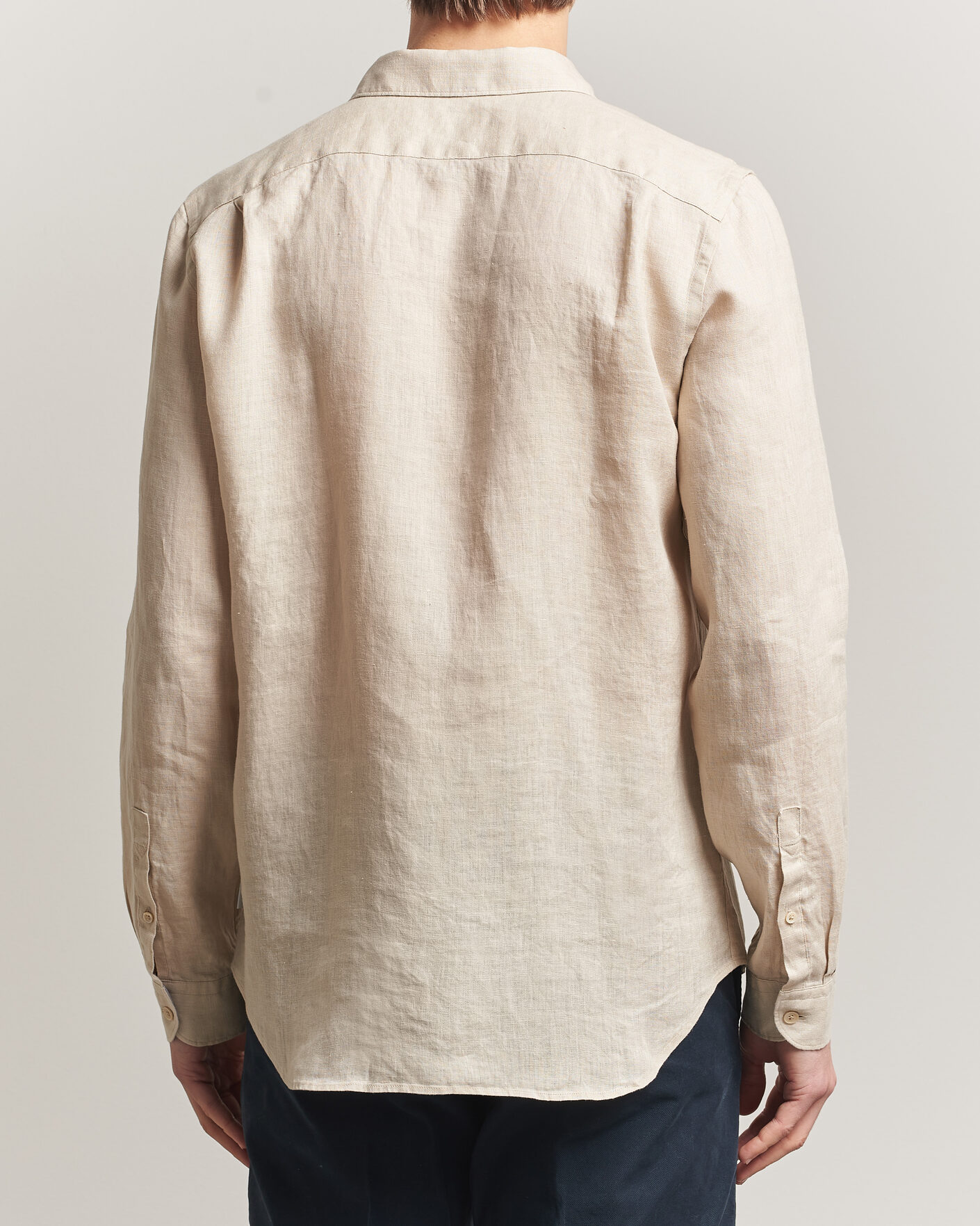 Herren | Hemden | PS Paul Smith | Tailored Fit Linen Shirt Beige