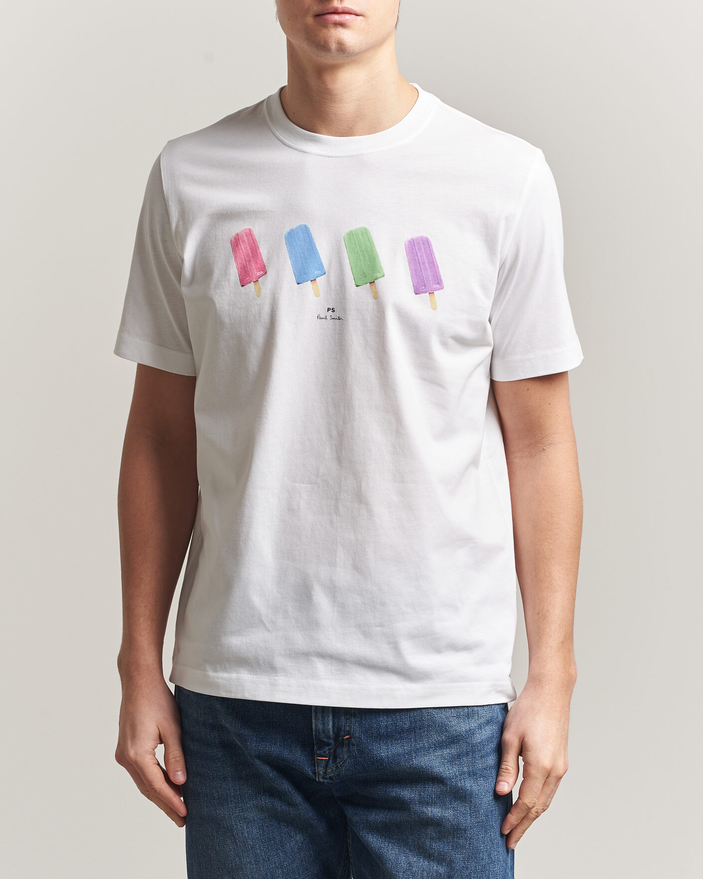 Herren | T-Shirts | PS Paul Smith | Lollies Printed T-Shirt White