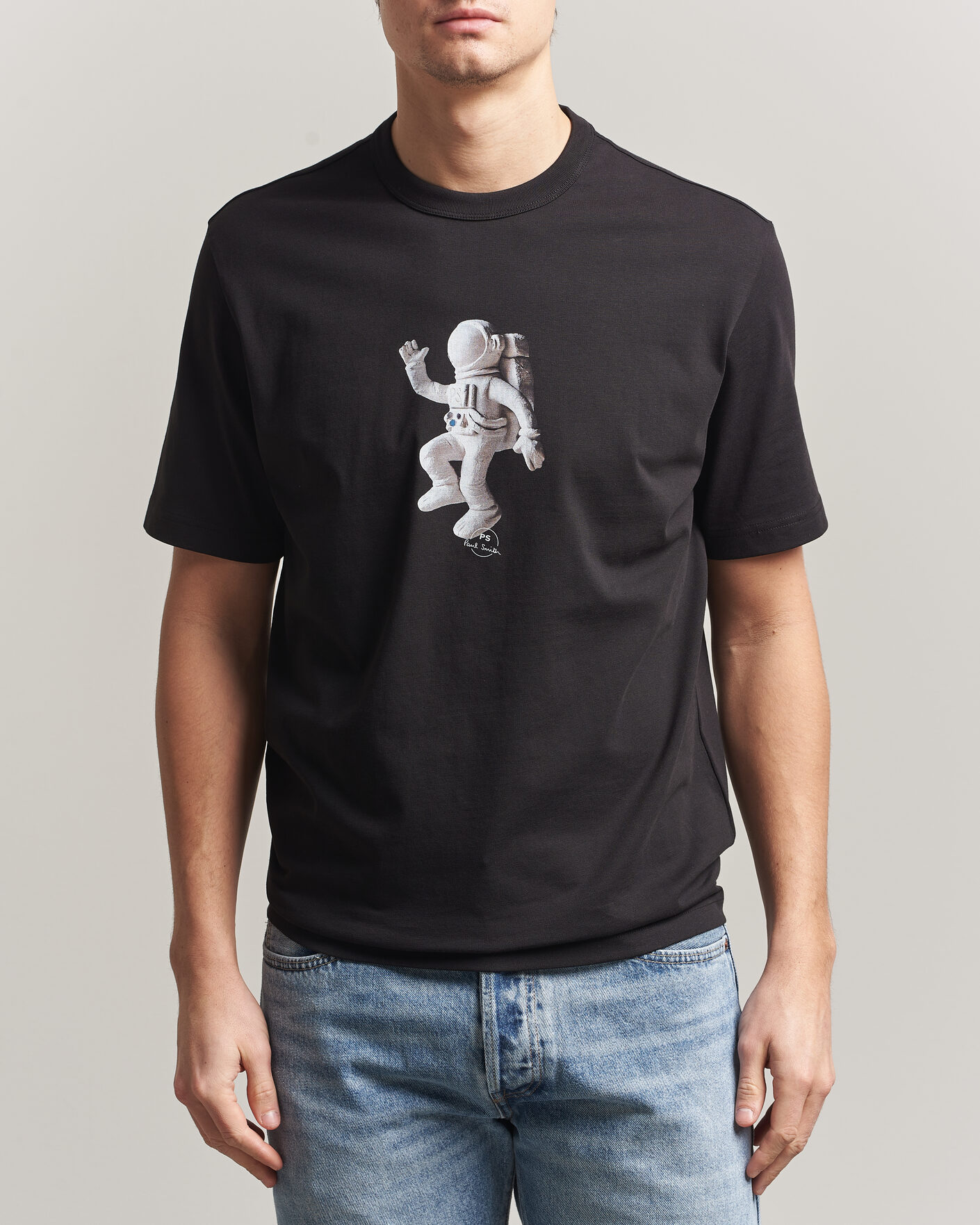 Herren | T-Shirts | PS Paul Smith | Astronaut Printed T-Shirt Black